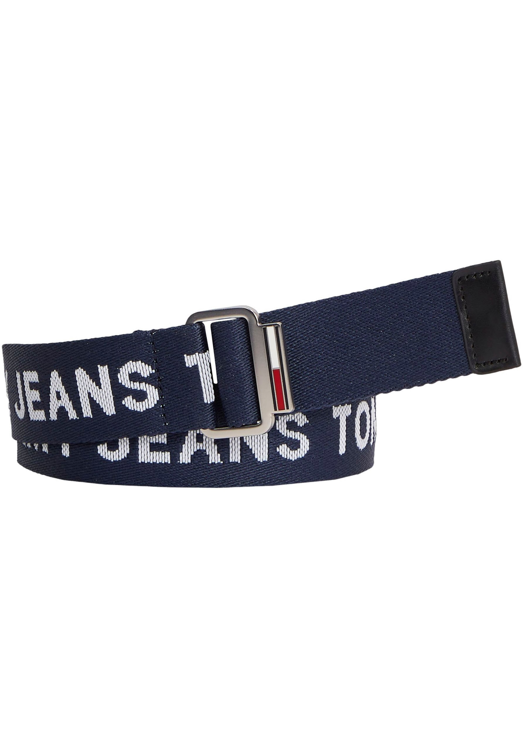 Tommy online mit Tommy BAUR Jeans Baxter«, »TJM Stoffgürtel | durchgängigem kaufen Jeans Schriftzug