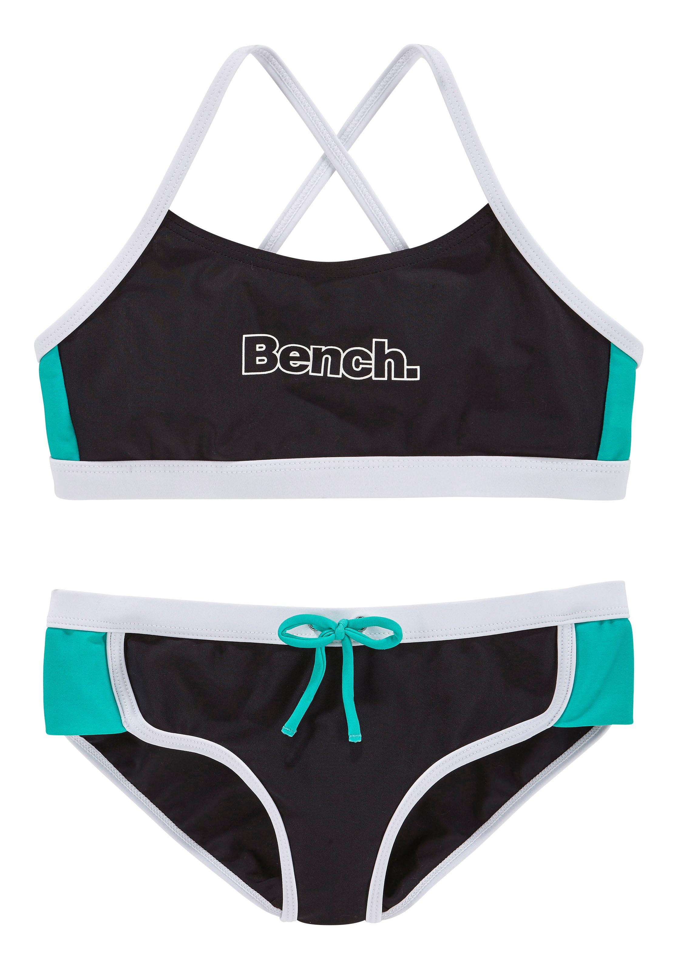 mit trendiger | BAUR Triangel-Bikini, Buffalo bestellen Hotpants online