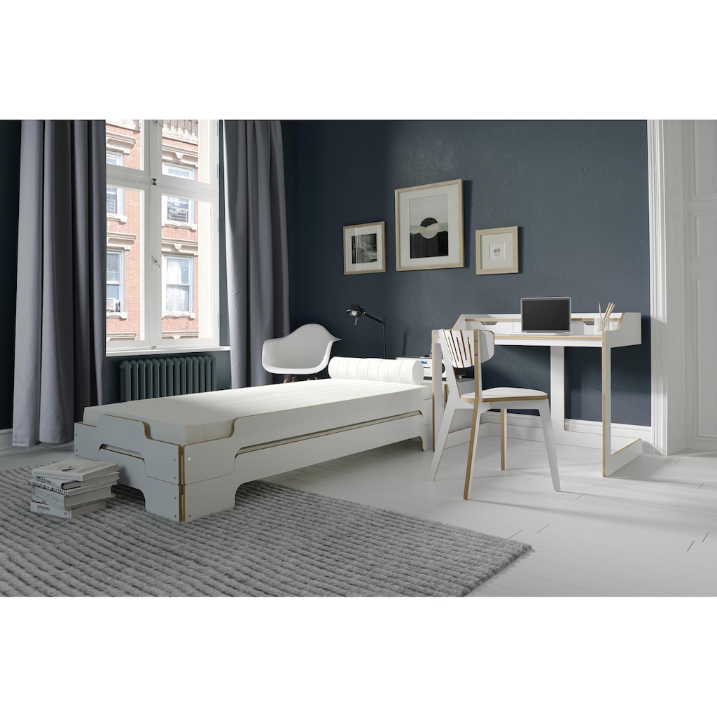 Müller SMALL LIVING Stapelbett »STAPELLIEGE Klassik (eine Liege)«, Gestellhöhe: 23,5 cm, ausgezeichnet mit dem German Design Award - 2019