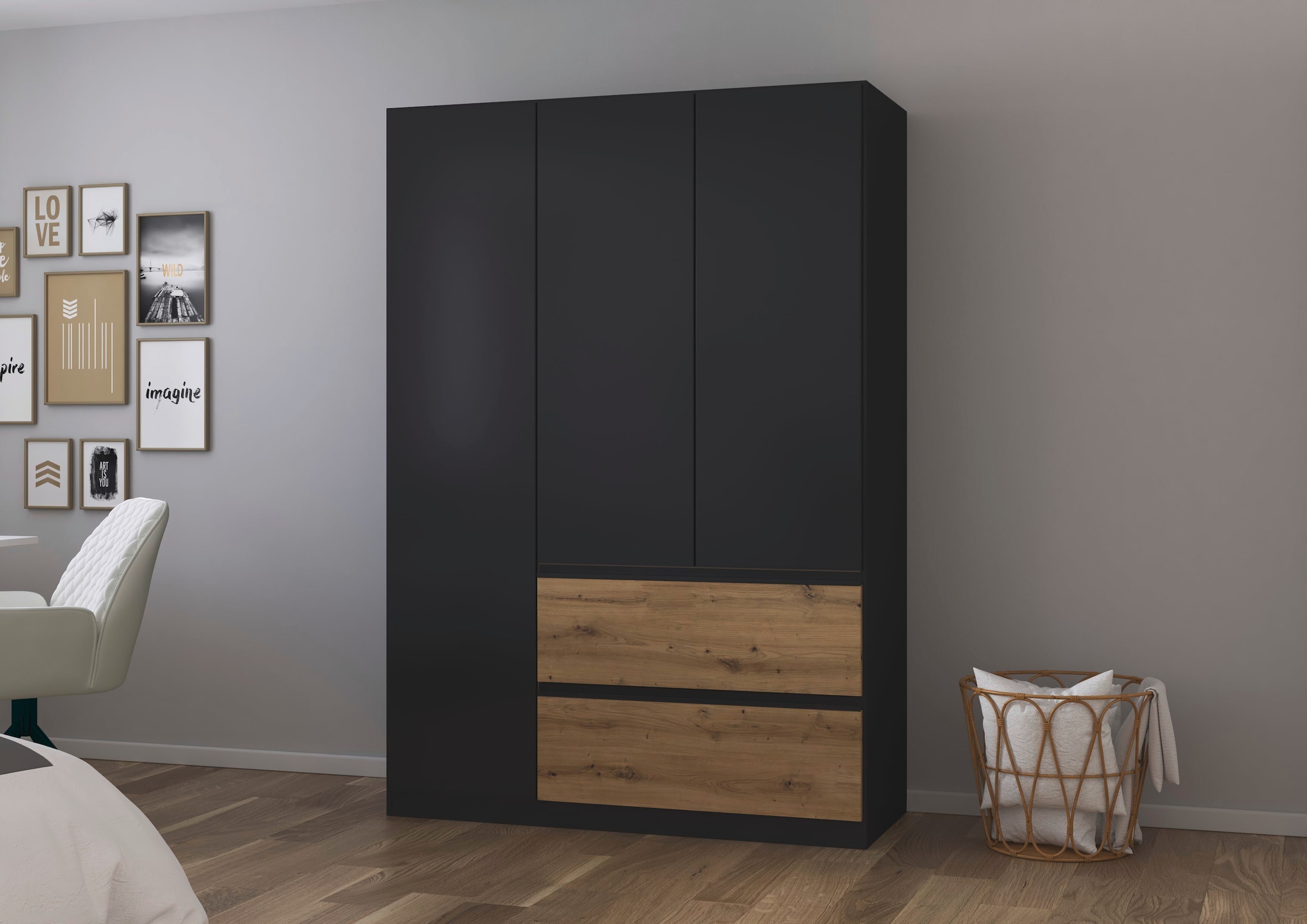 rauch Drehtürenschrank "Kleiderschrank Schrank Garderobe Wäscheschrank Schl günstig online kaufen