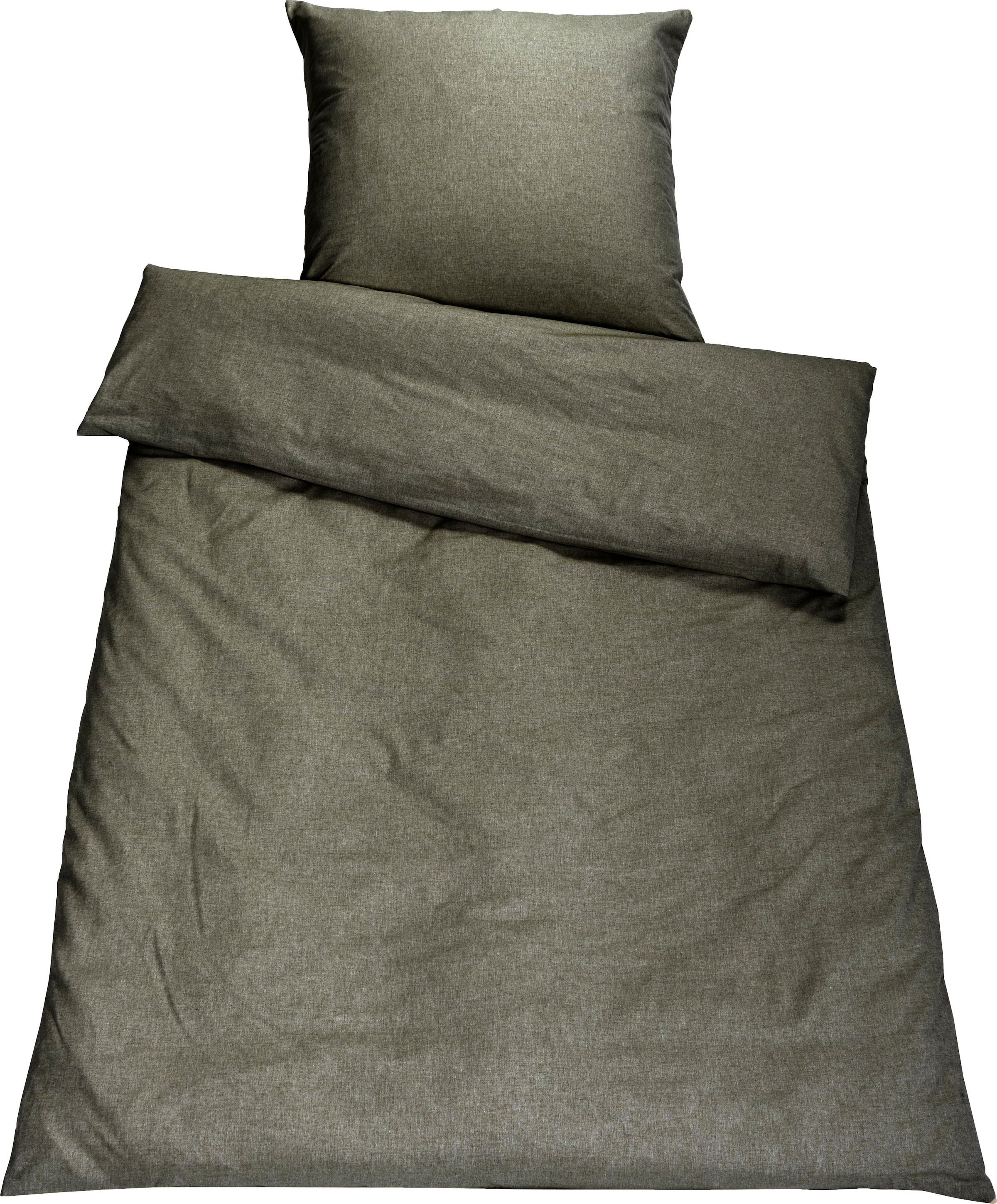SETEX Bettwäsche "Chambray" 3 Stk. tlg. in diversen Uni-Tönen günstig online kaufen