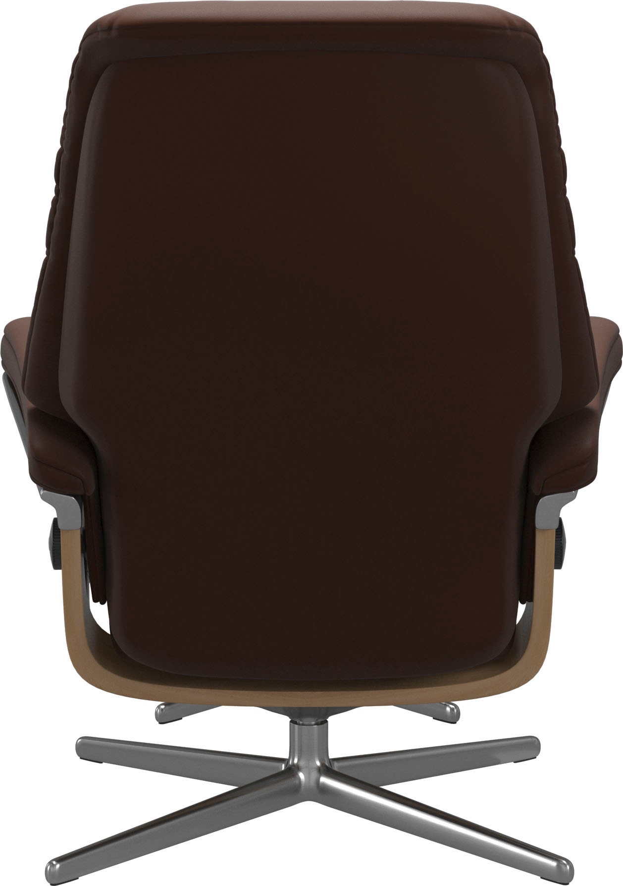 Thumbnail - Stressless Relaxsessel "Sunrise", (Set, Relaxsessel mit Hocker), mit Hocker, mit Cross Base, Größe S, M & L, Holzakzent ...