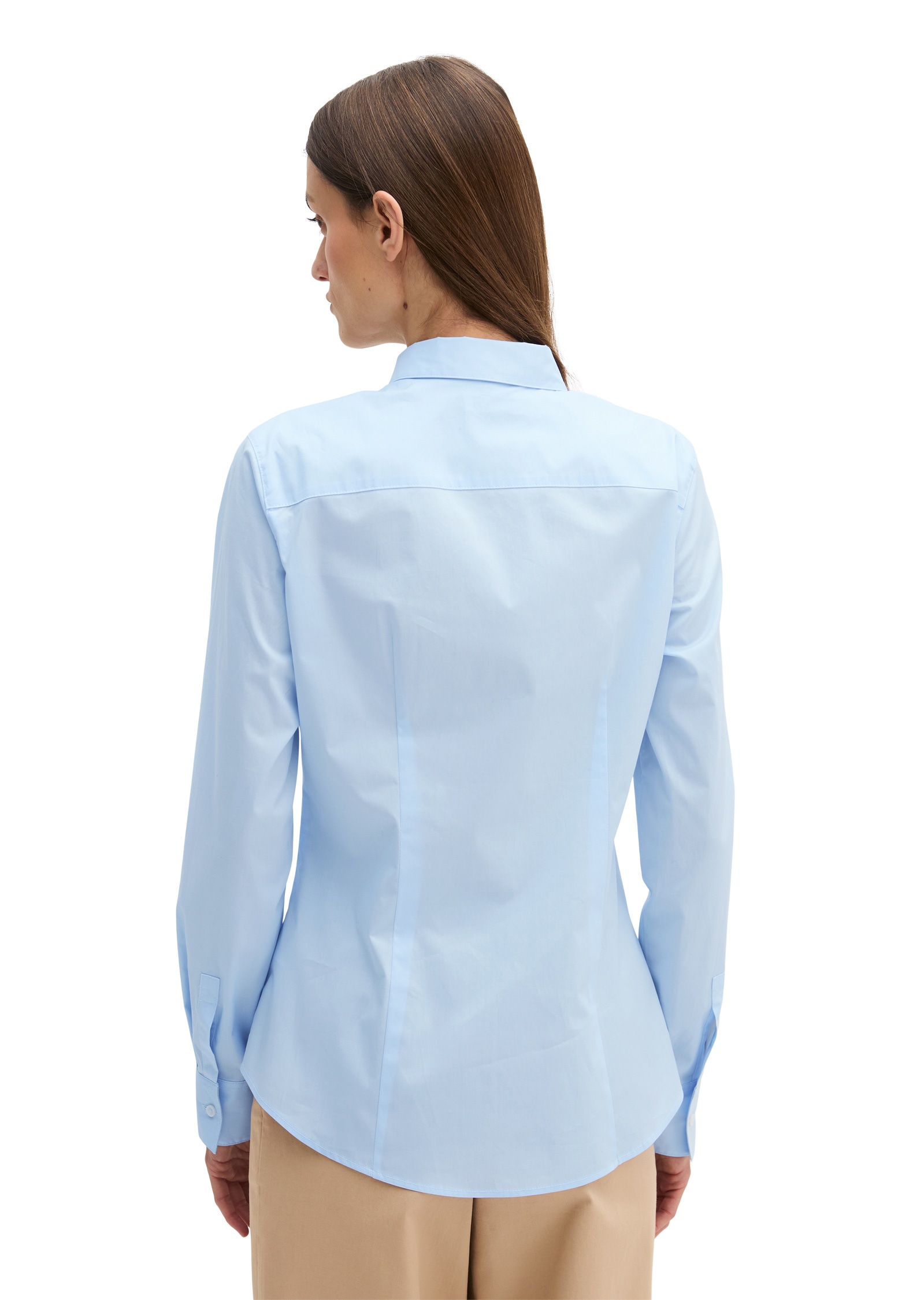 Marc O'Polo Langarmbluse »in Stretch-Popeline-Qualität«