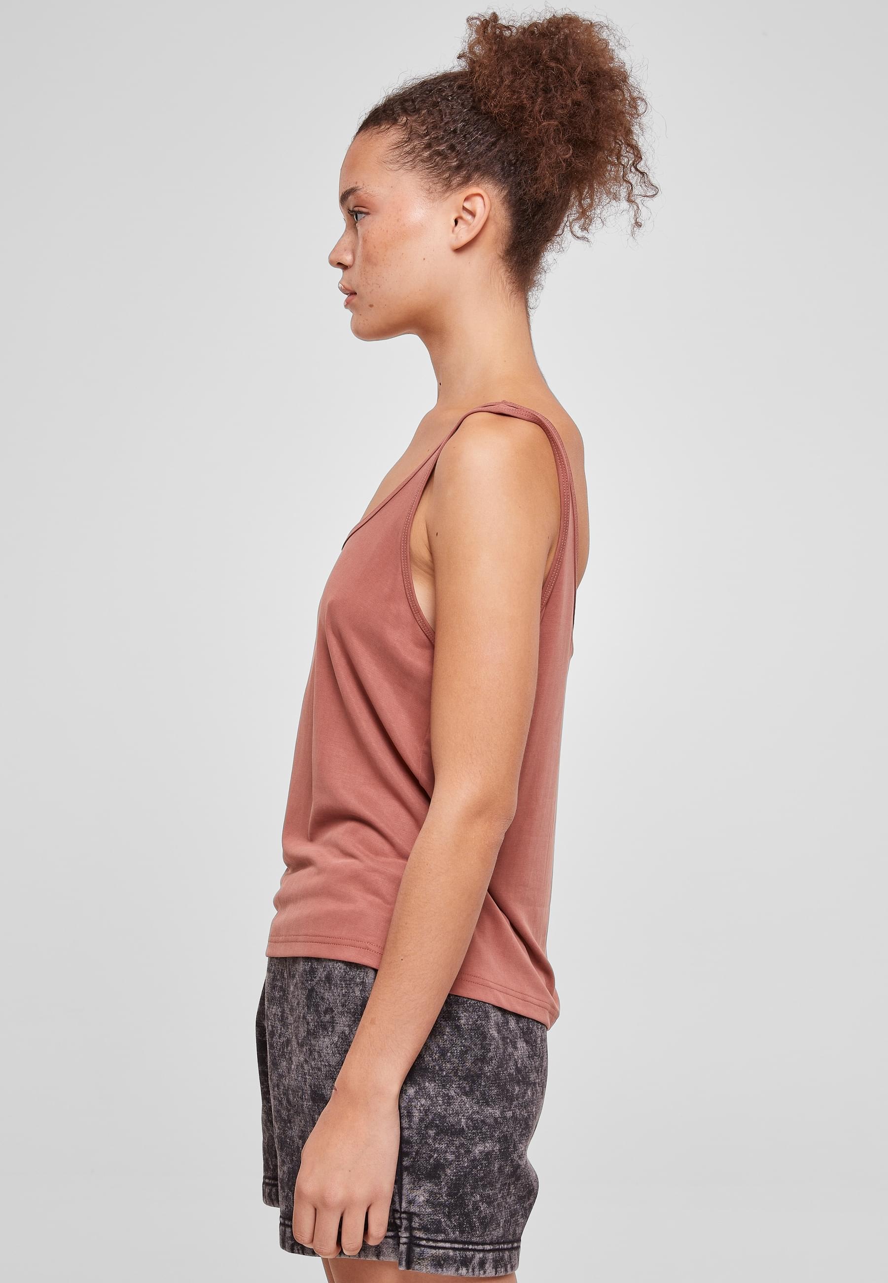 URBAN CLASSICS Muskelshirt »Urban Classics Damen Ladies Modal Loose Top«, (1 tlg.)