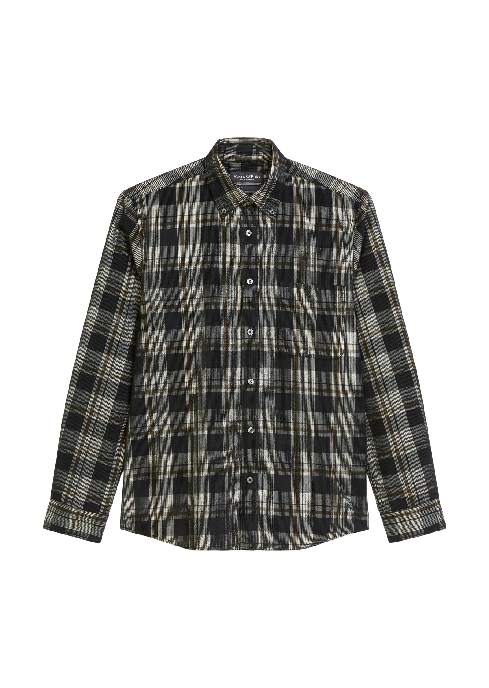 Marc O'Polo Langarmhemd »aus weicher Bio-Baumwolle«