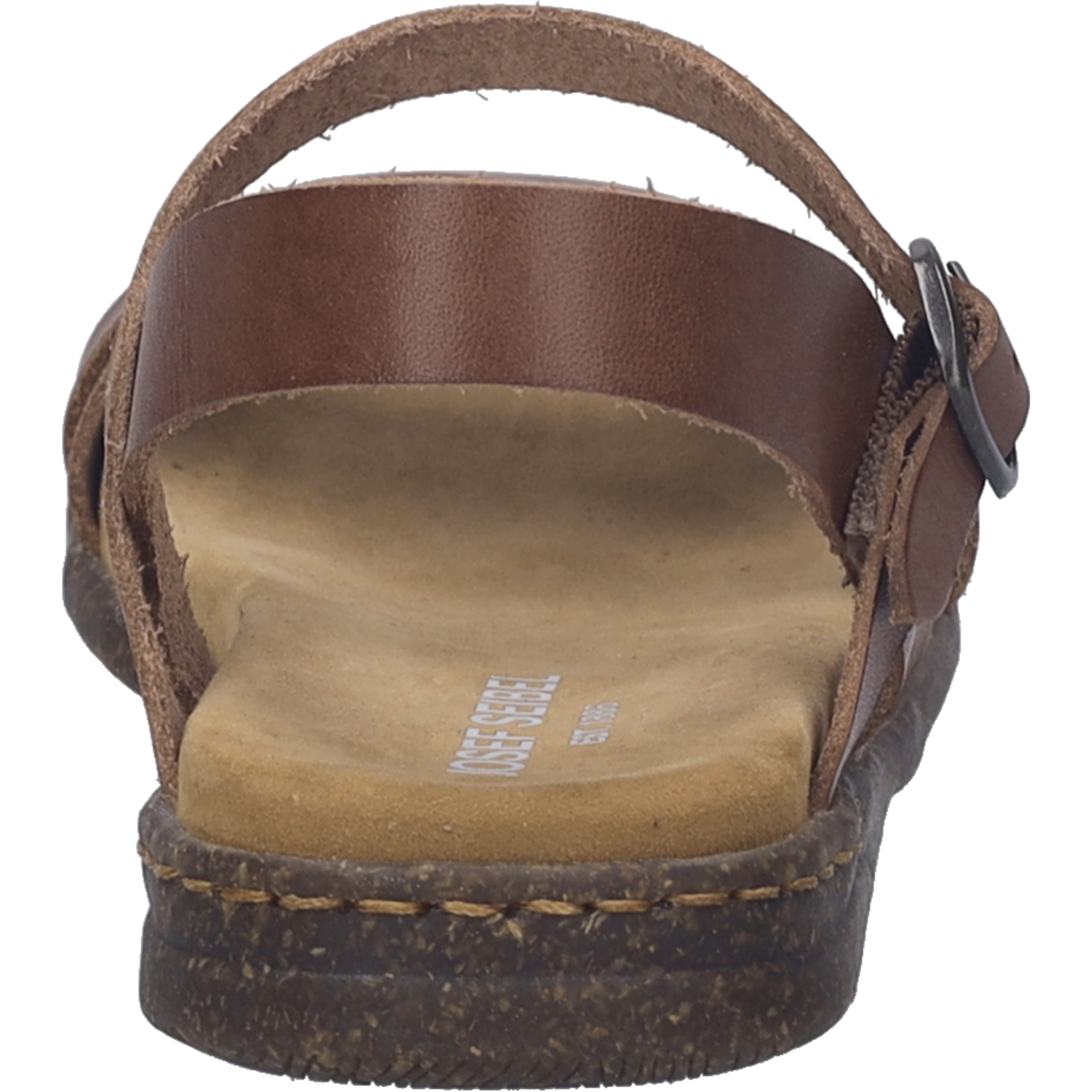 Sandale JOSEF SEIBEL "Fabricia 02, cognac", Damen, Gr. 40, braun (cognac), Obermaterial: 100% Rindsleder Leather cow., Schuhe Sandale 6