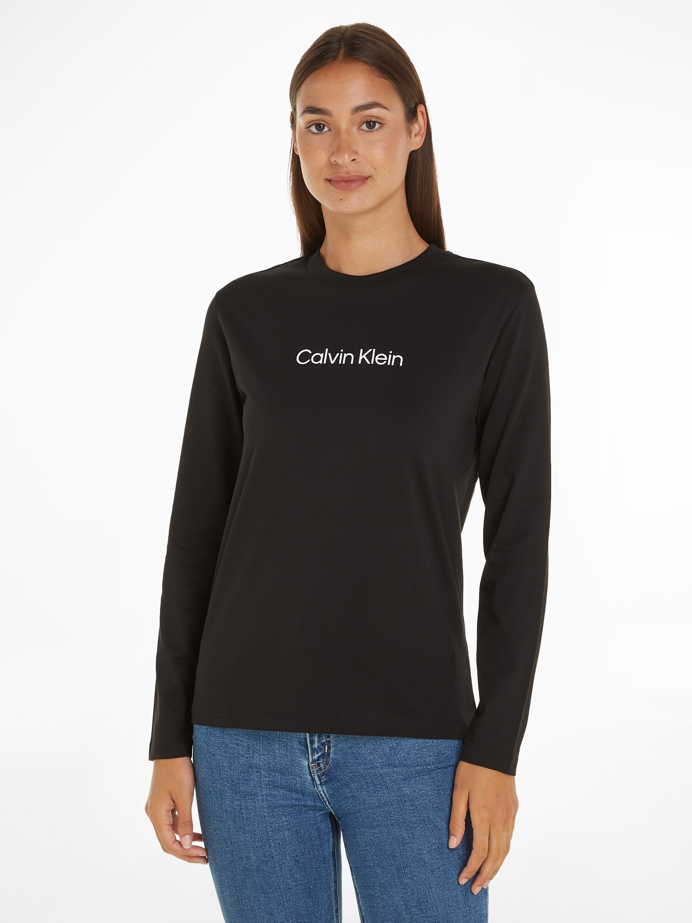 Calvin Klein Langarmshirt LOGO | BAUR T-SHIRT« LONGSLEEVE kaufen »HERO