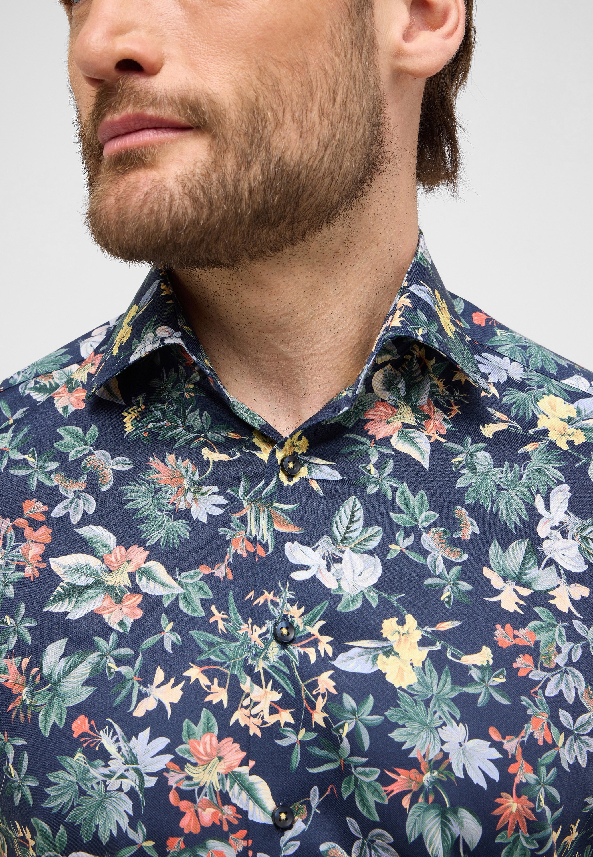 Thumbnail - Eterna Langarmhemd "COMFORT FIT" NON IRON (bügelfrei)