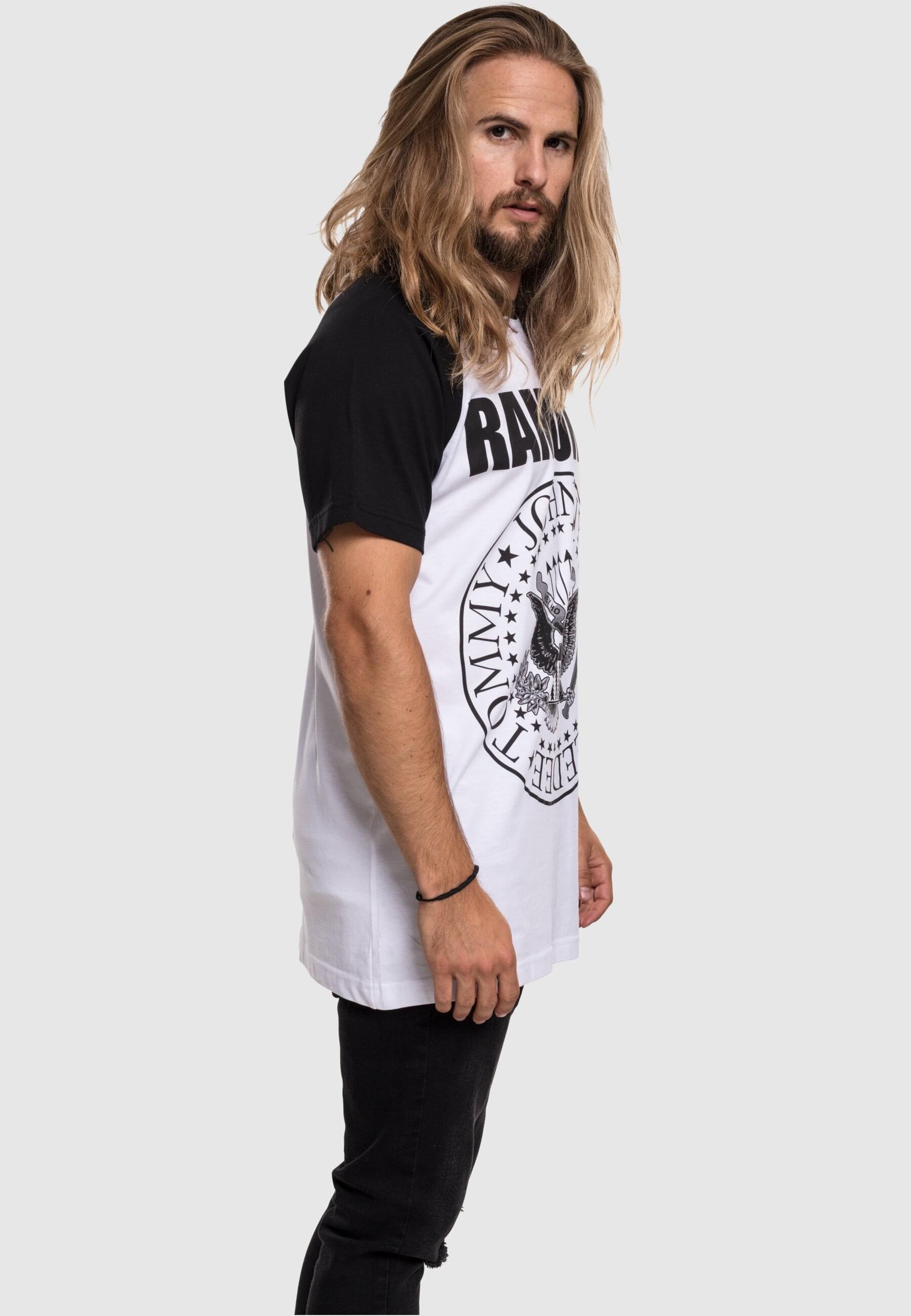 Merchcode T-Shirt »Merchcode Herren Ramones Circle Raglan Tee«, (1 tlg.)