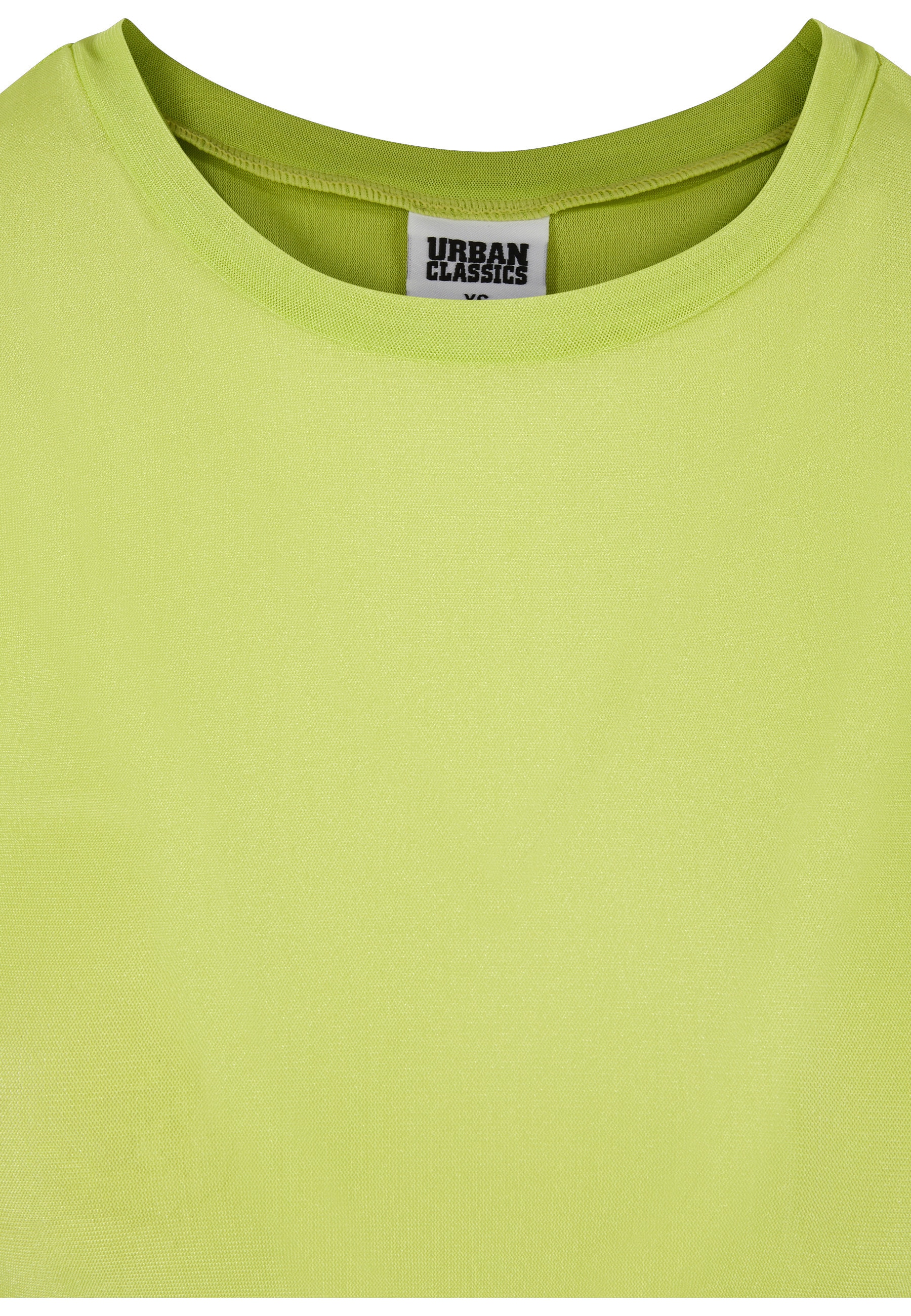 URBAN CLASSICS T-Shirt »Urban Classics Damen Ladies Short Mesh Tee« 1 Stk.