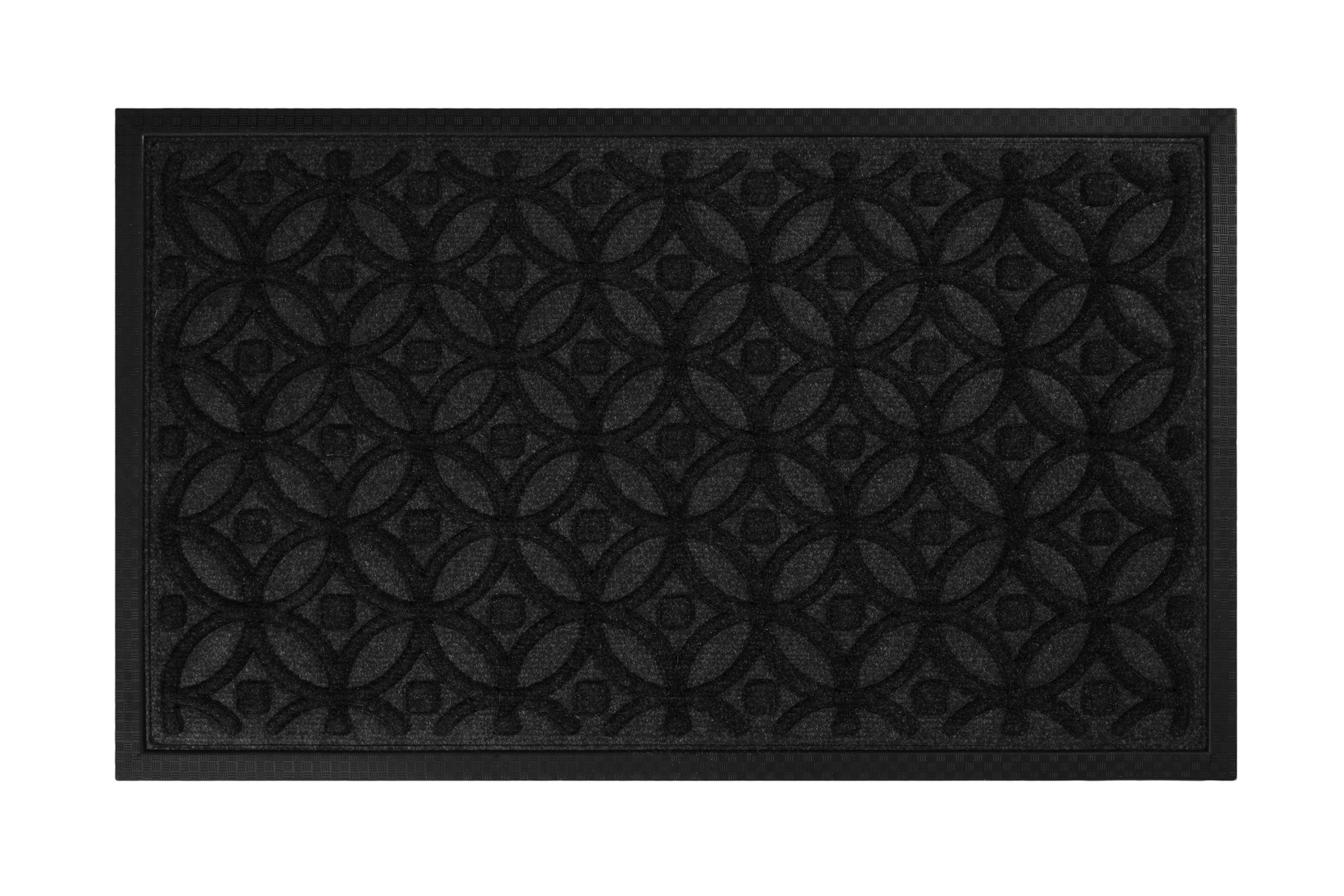 Wecon home Fußmatte »Midnight Mosaic«, rechteckig, 4 mm Höhe, pflegeleicht, rutschfest, Ornamente, Innen & Außen, Schmutzfangmatte