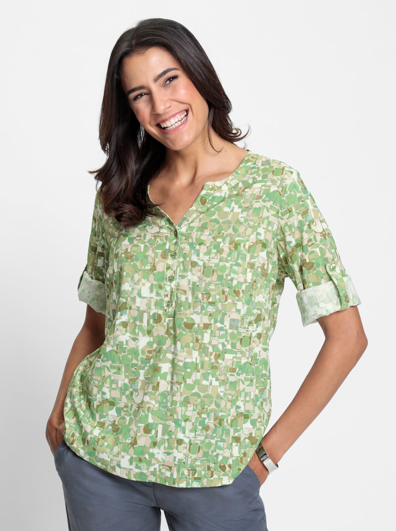 Inspirationen Druckbluse