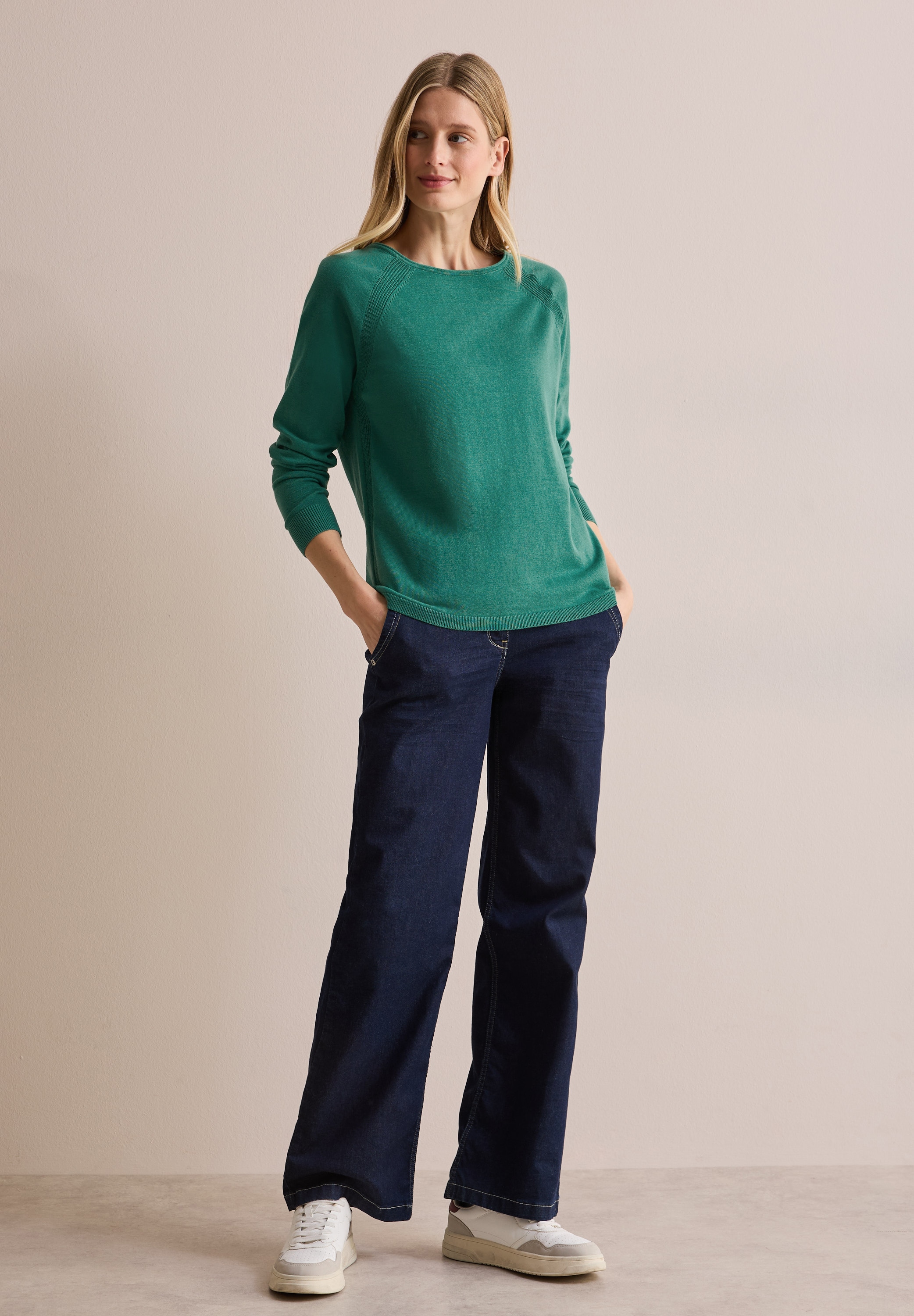 Cecil Strickpullover, aus reiner Baumwolle