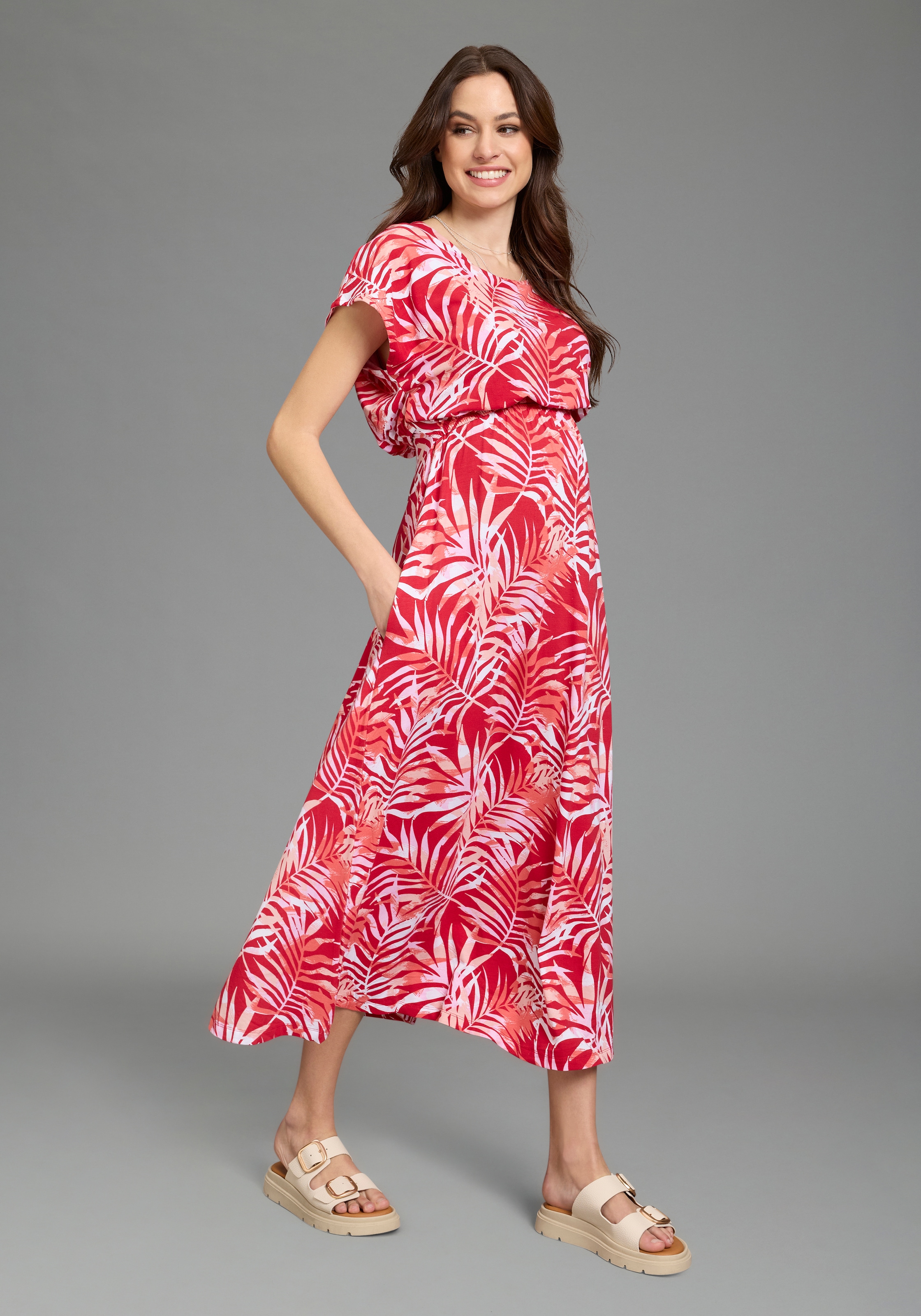 Neun Monate Umstandskleid "Langes Schwangerschafts- und Still-Kleid" Ohne T günstig online kaufen