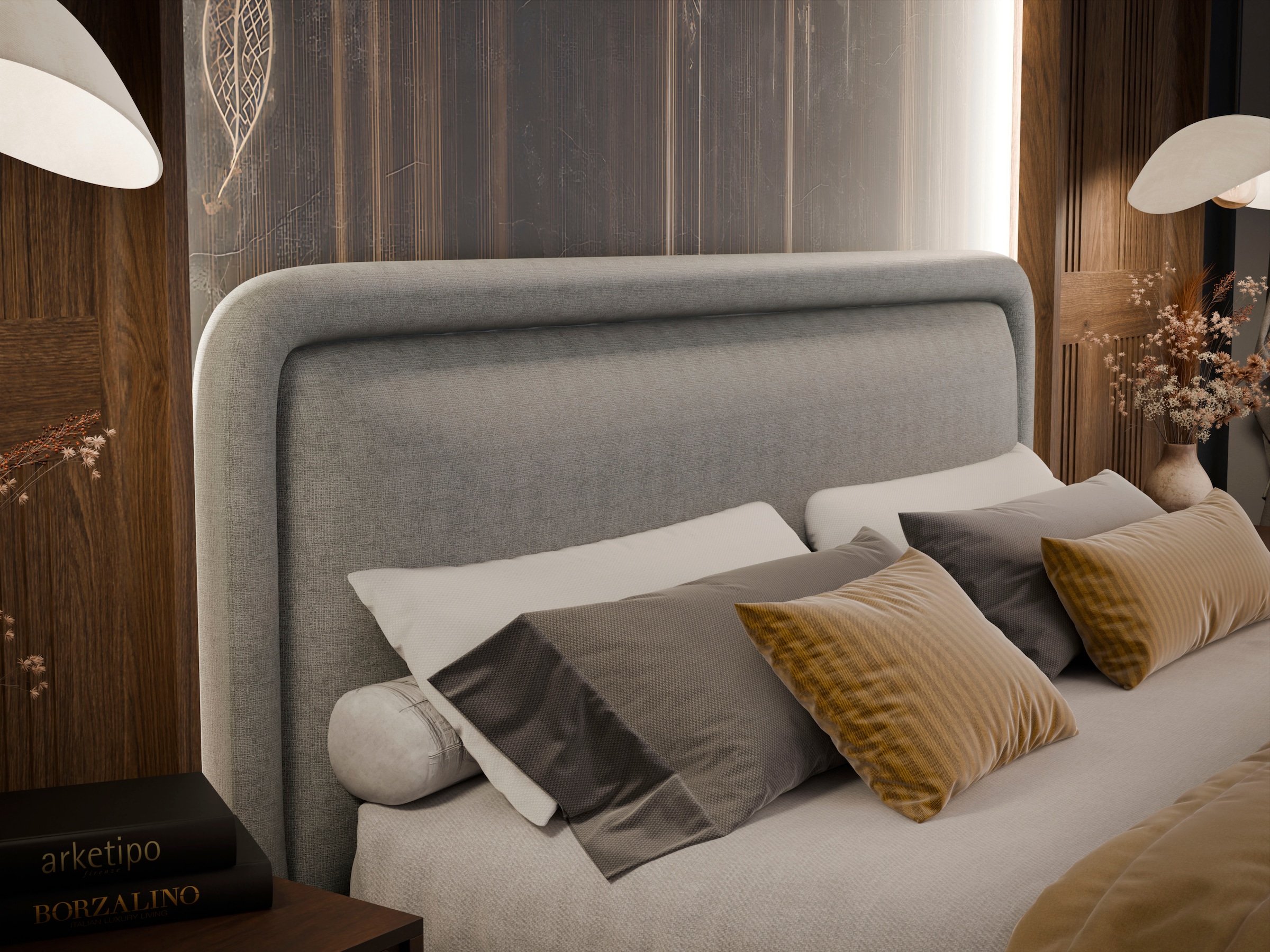 FORTE Polsterbett »LATIS erhältlich in den Breiten 140cm, 160cm & 180cm, inkl. Bettkasten« erhältlich in verschiedenen Farben