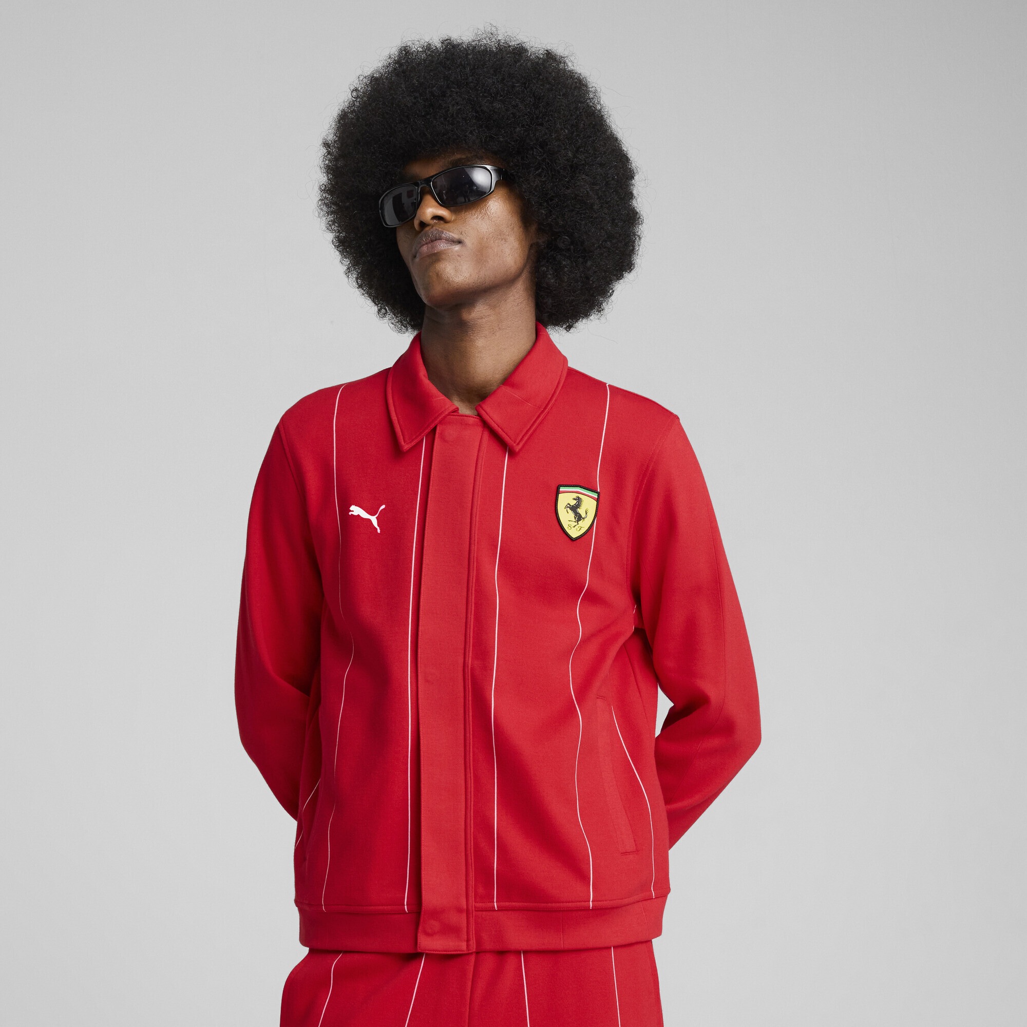 PUMA Sweatjacke »Scuderia Ferrari HP Race Premium Jacke Herren«