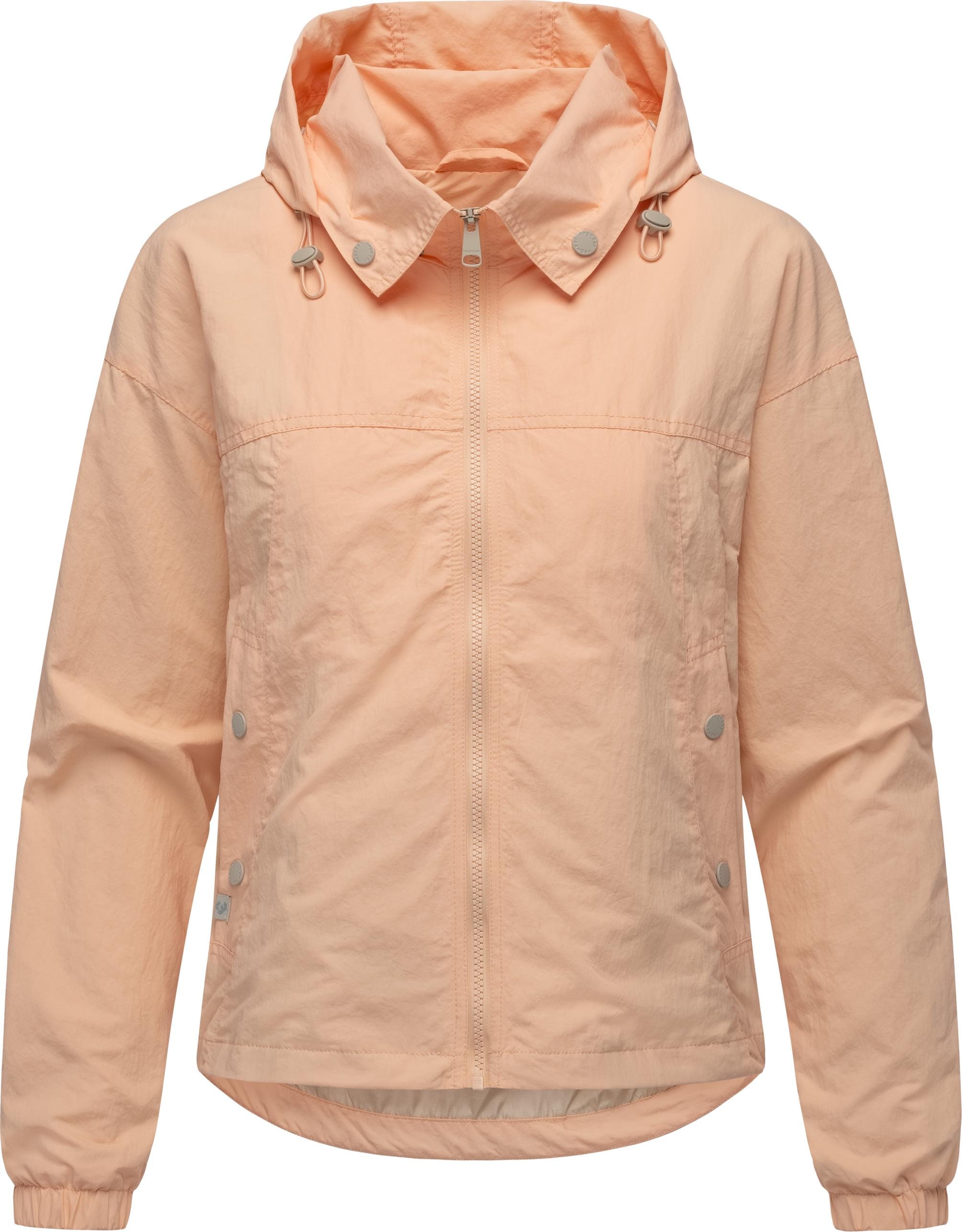 Ragwear Outdoorjacke »Cerys«, mit Kapuze, kurze Damen Übergangsjacke mit verstaubarer Kapuze