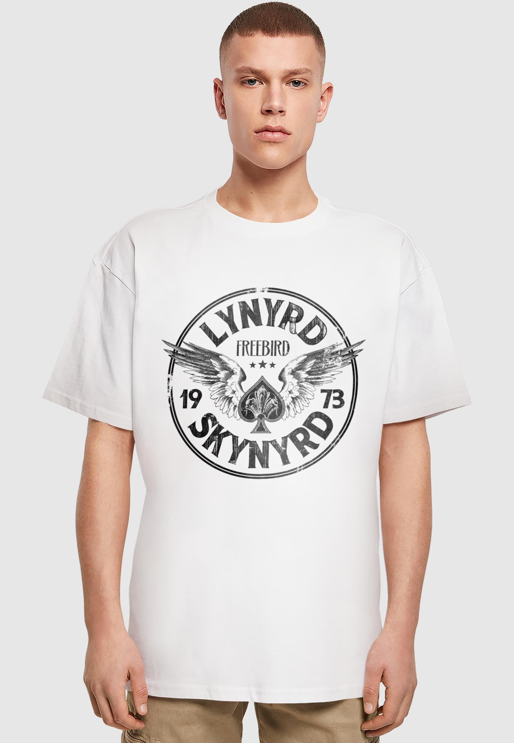 Merchcode T-Shirt »Merchcode Lynyrd Skynyrd - Freebird Print Heavy Oversize Tee«, (1 tlg.)