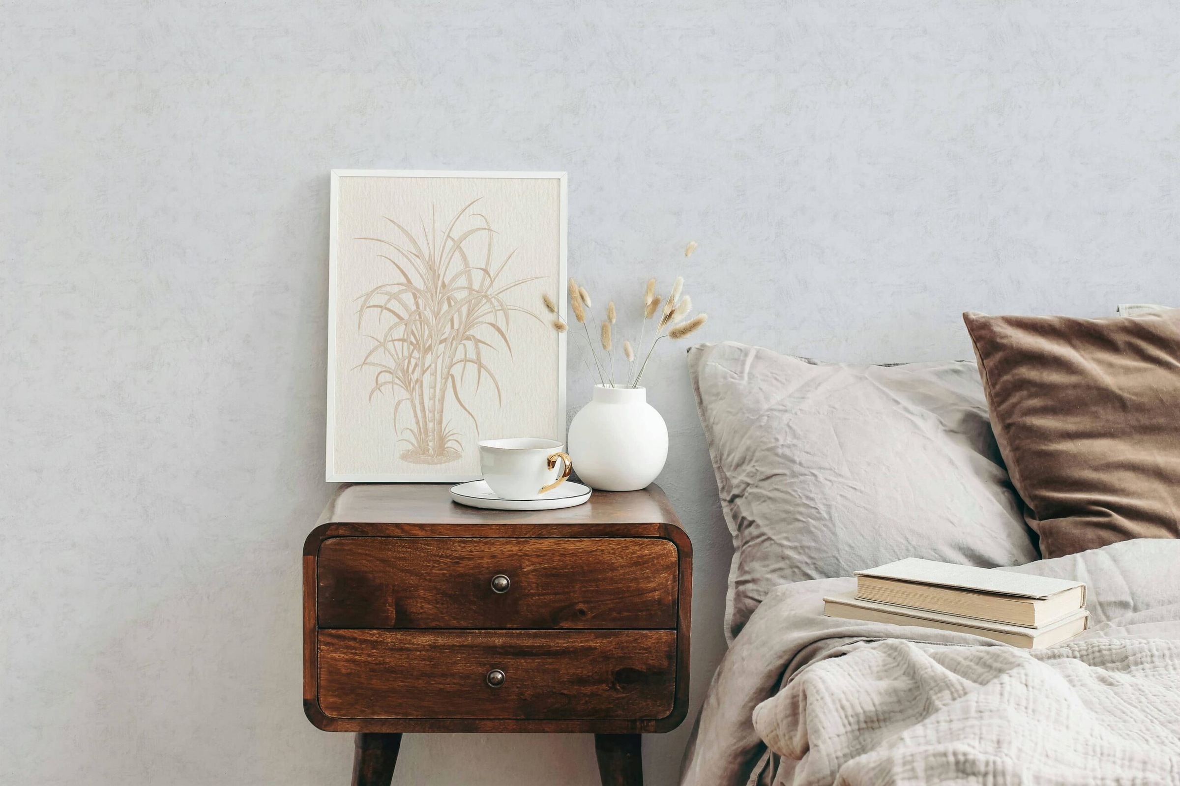 Marburg Vliestapete "Serene Solitude" uni moderne Tapete für Wohnzimmer Schlafzimmer Küche