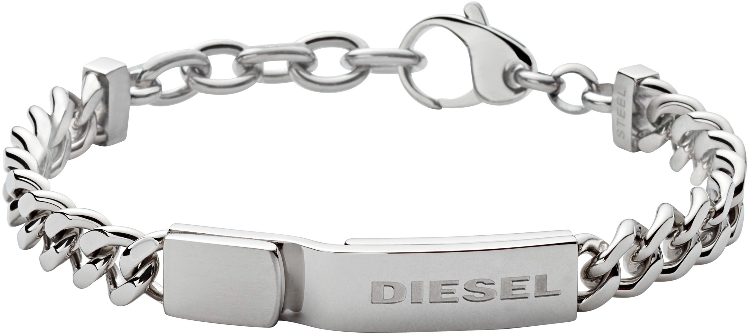 Diesel Armband »Schmuck Edelstahl Armschmuck Panzerkette ID Armband  Stacked«, zu Hoodie, Shirt, Jeans, Sneaker, Underwear, Parfüm - Geschenk! ▷  kaufen | BAUR