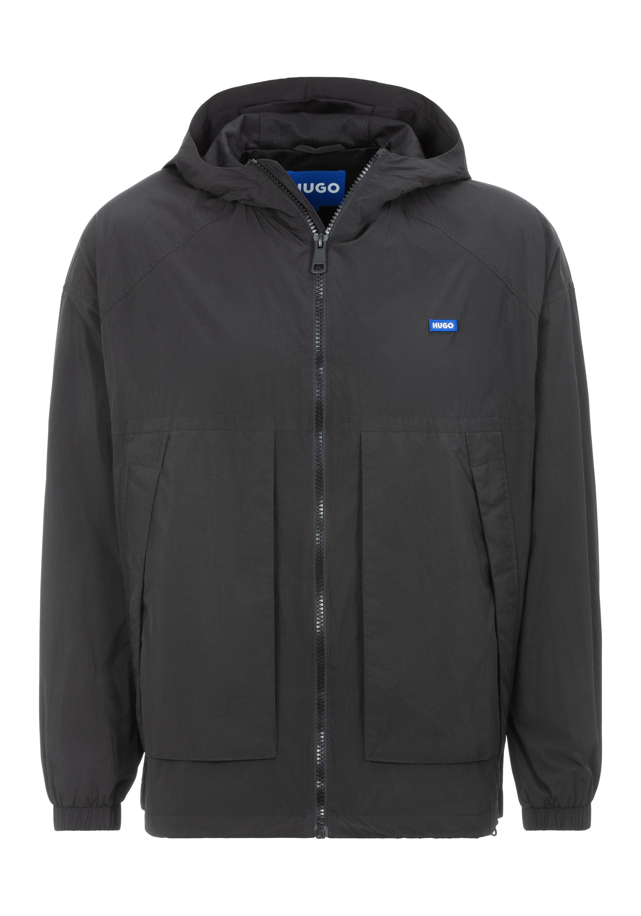 HUGO Blue Outdoorjacke »Bod2521«, mit Kapuze, mit großen Taschen Übergangsjacke Softshell