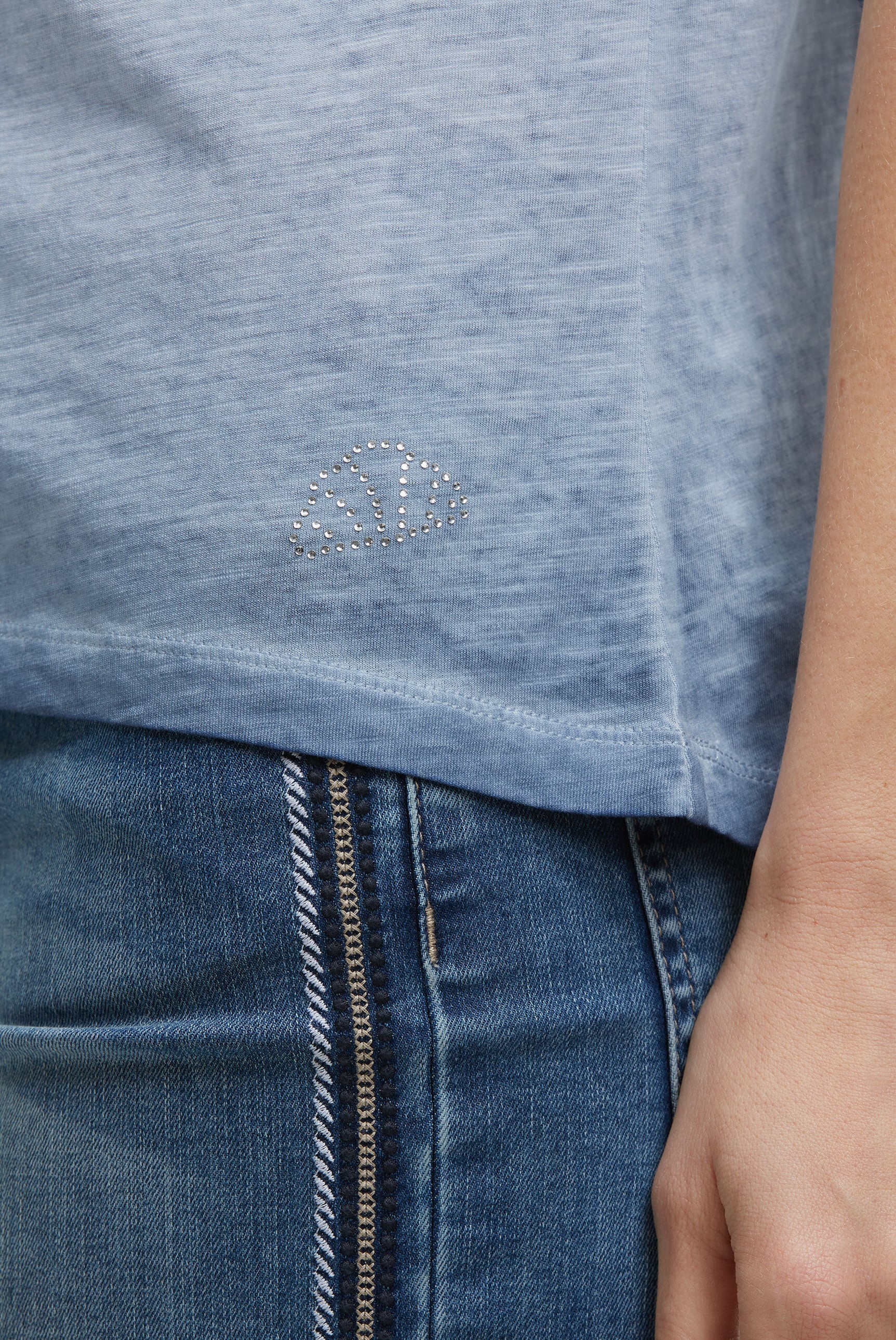 SOCCX Rundhalsshirt aus Baumwolle