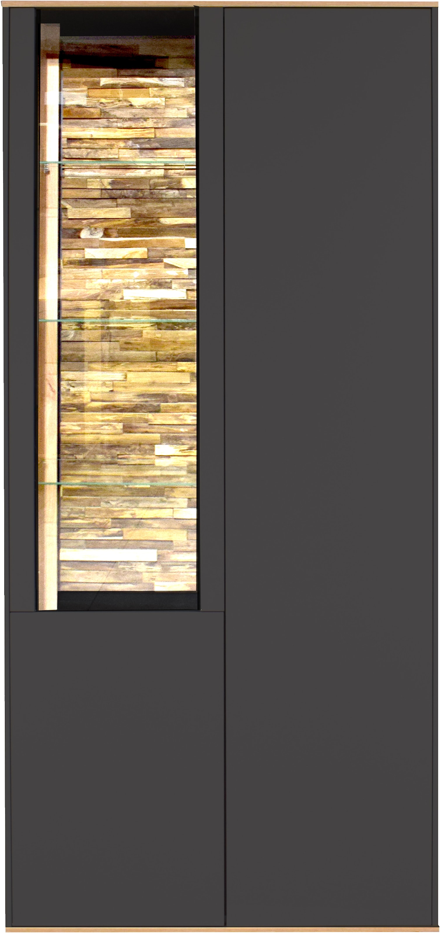 Mäusbacher Vitrine "Faro", Faro Vitrinenschrank B 81 cm, inkl. Beleuchtung, günstig online kaufen