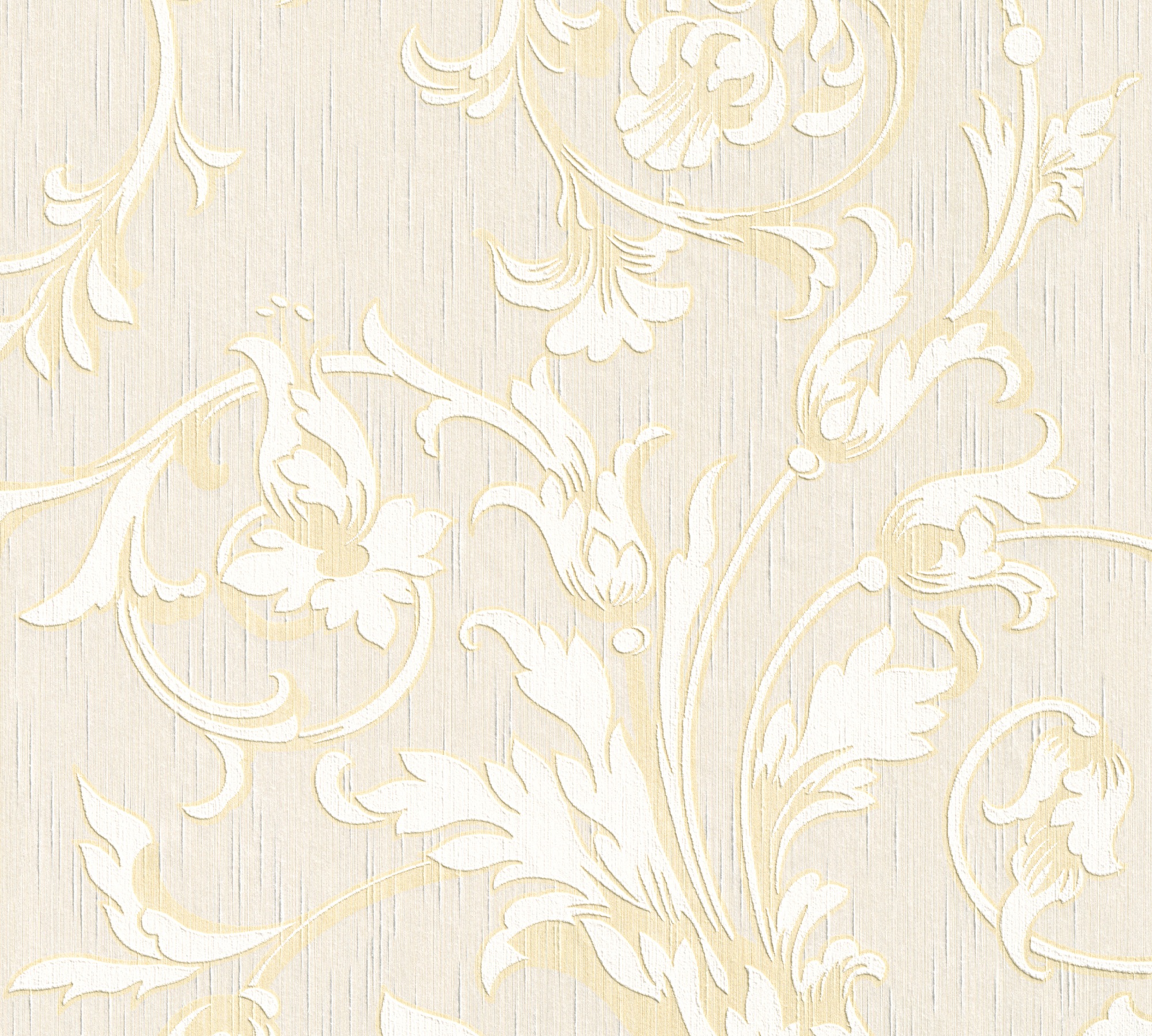 Architects Paper Textiltapete "Tessuto" Barock floral gemustert samtig Blumen-Tapete Floral Tapeten Wohnzimmer Schlafzimmer Küche Flur Design