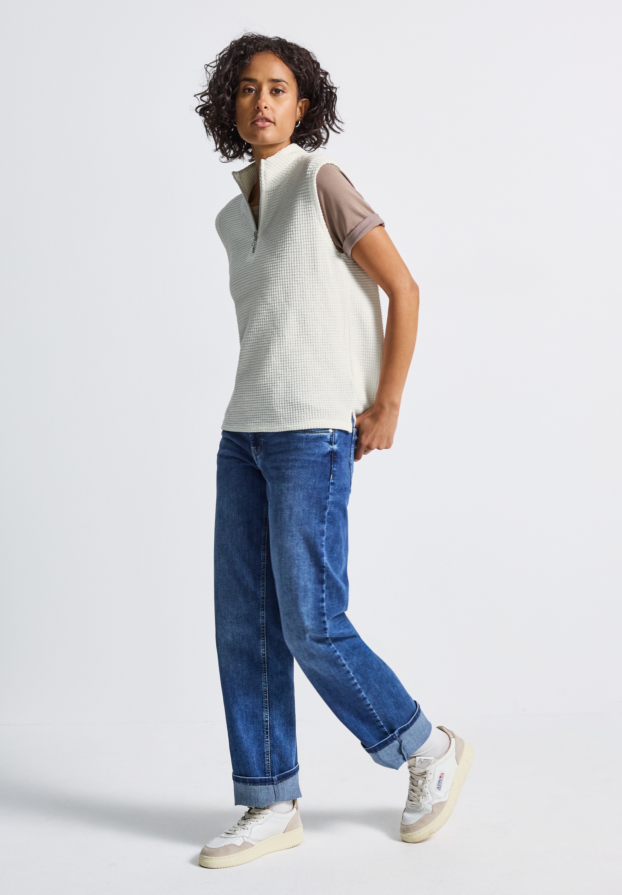 STREET ONE Stehkragenshirt, mit Turtleneck