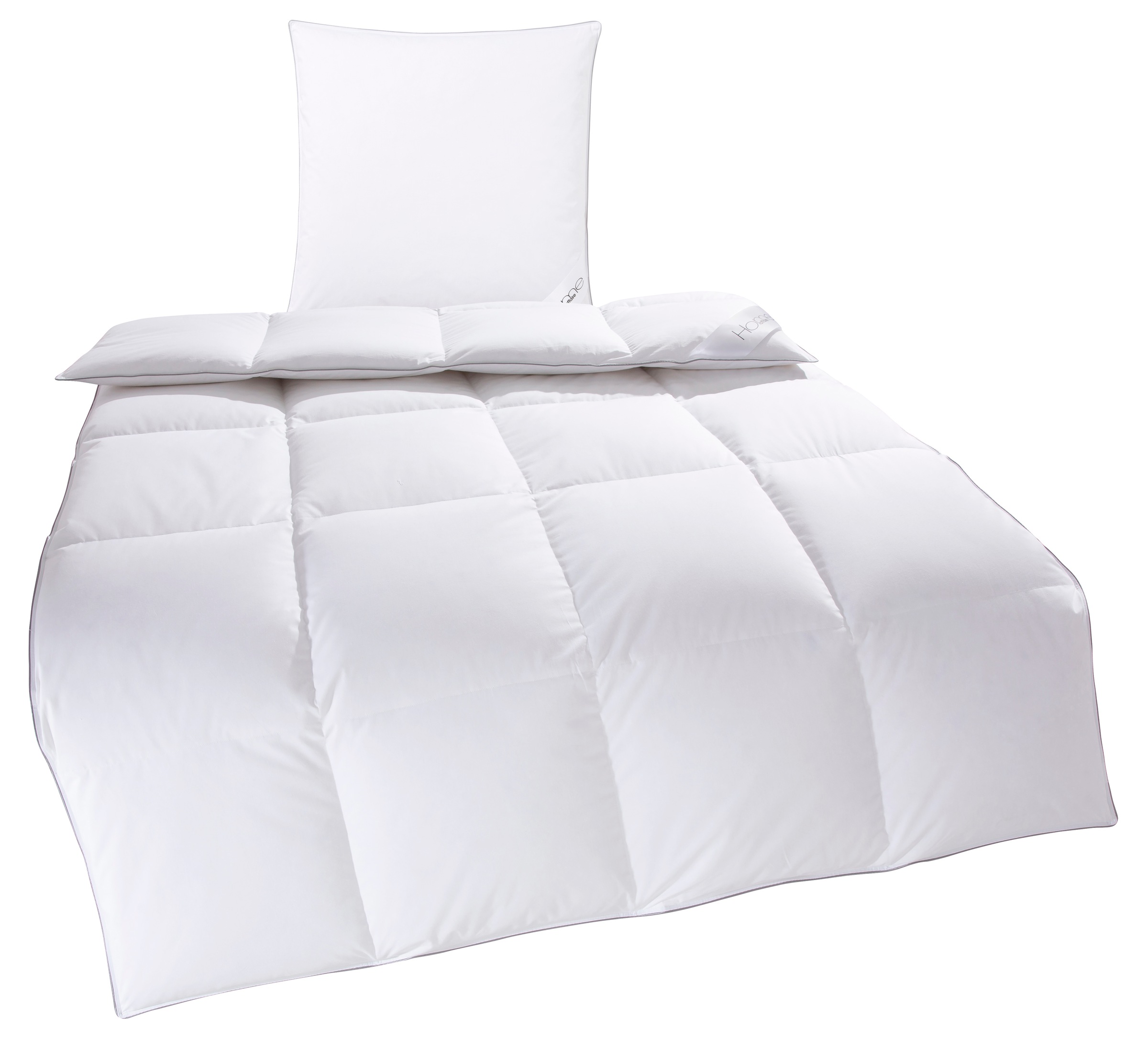 Home affaire Daunenbettdecke + Kopfkissen "TAMINS, Bettdecke 135x200 cm und günstig online kaufen