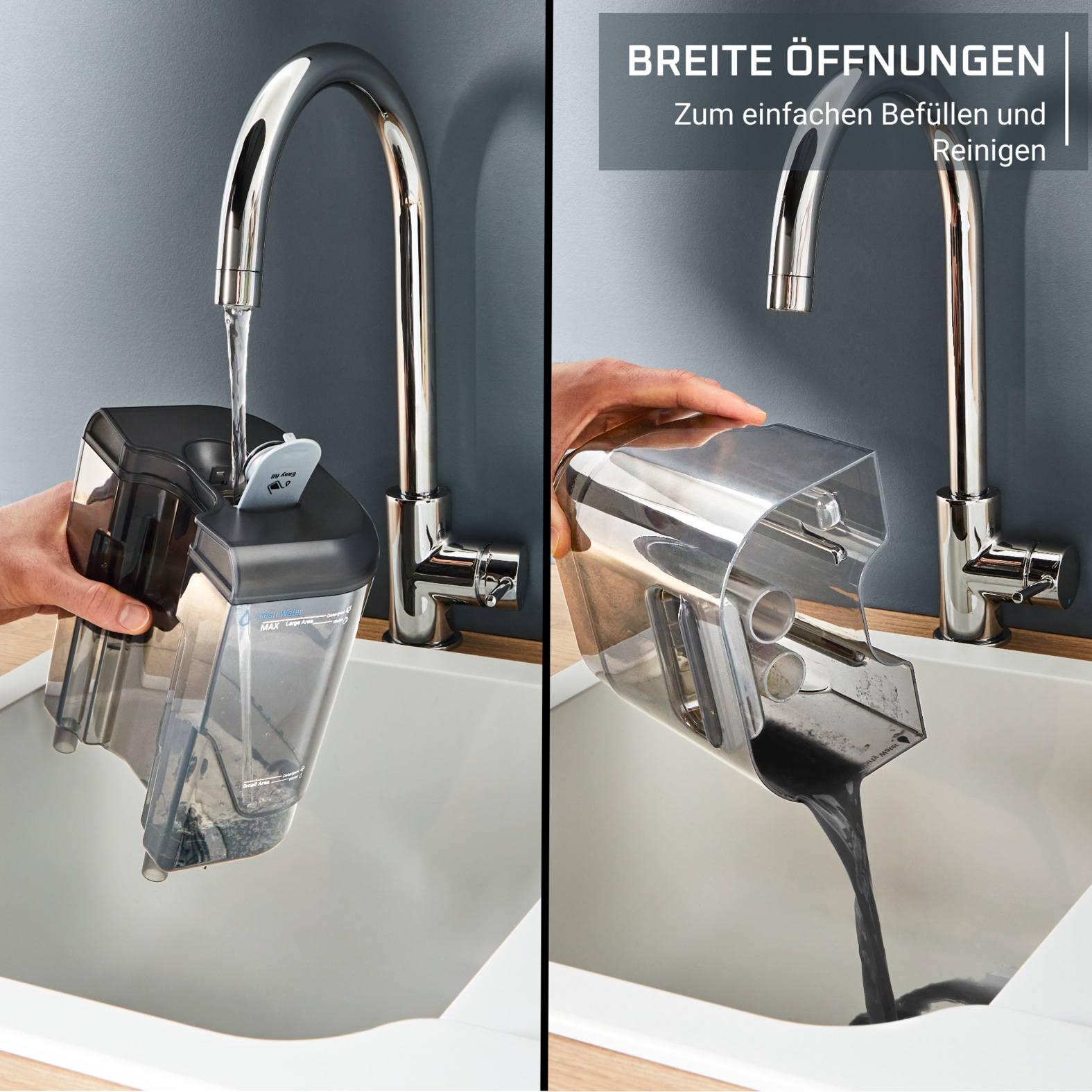 Rowenta Teppichreinigungsgerät »IN5020 Clean It«, (Set), tragbarerer Fleckenreiniger, beseitigt schnell und effizient Flecken