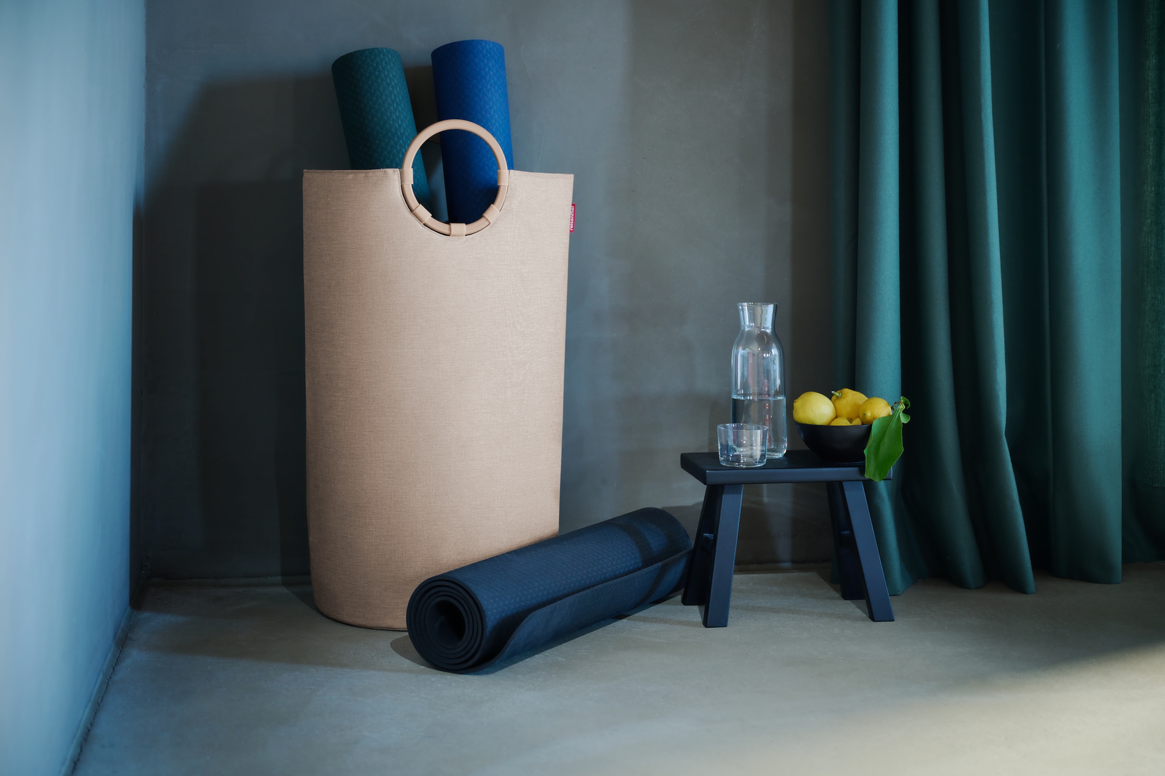 REISENTHEL® Wäschekorb »loophome L, Aufbewahrungsbox« Wäschesammler mit Aluminiumgriffen und gepolsterten Wänden
