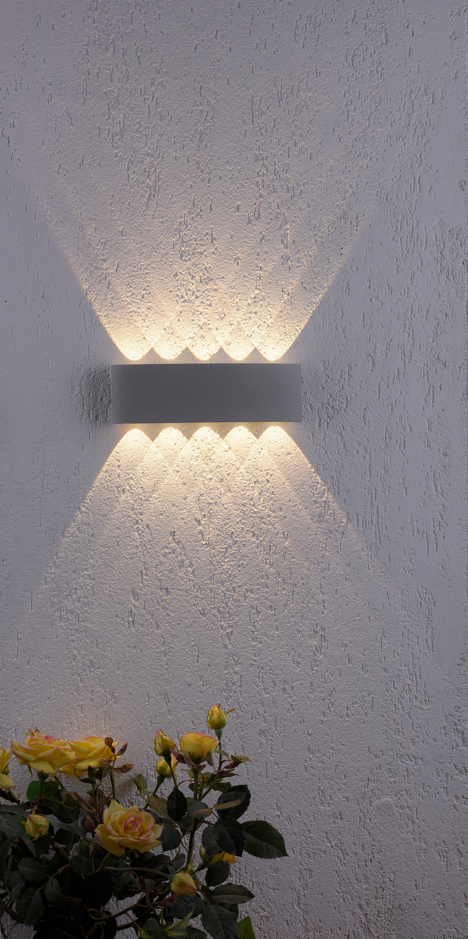 Paul Neuhaus LED Außen-Wandleuchte »Carlo«, 10 flammig, Leuchtmittel LED-Board | LED fest integriert, Schutzart IP 54, Für Außen- und Innenbereich