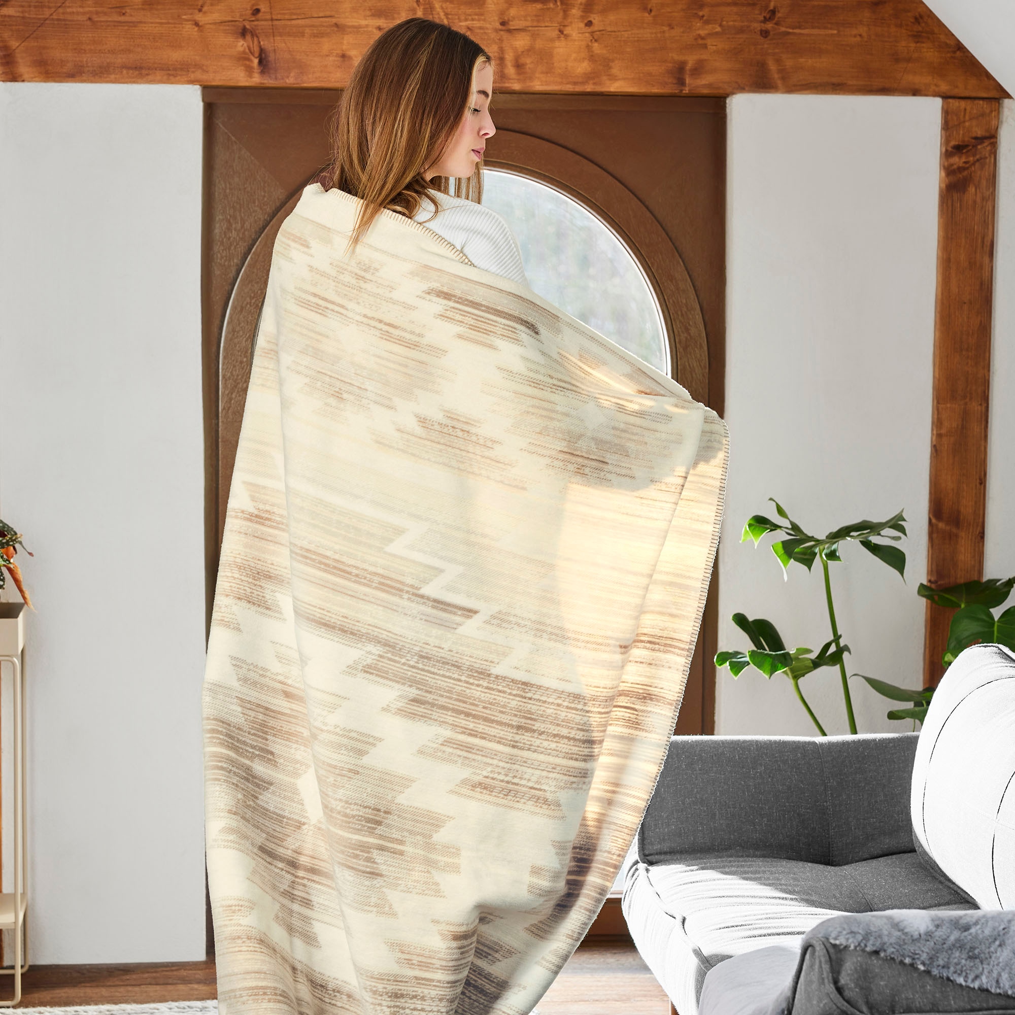 IBENA Wohndecke »Jacquard Decke Girga«, im Ethno-Design kaufen | BAUR