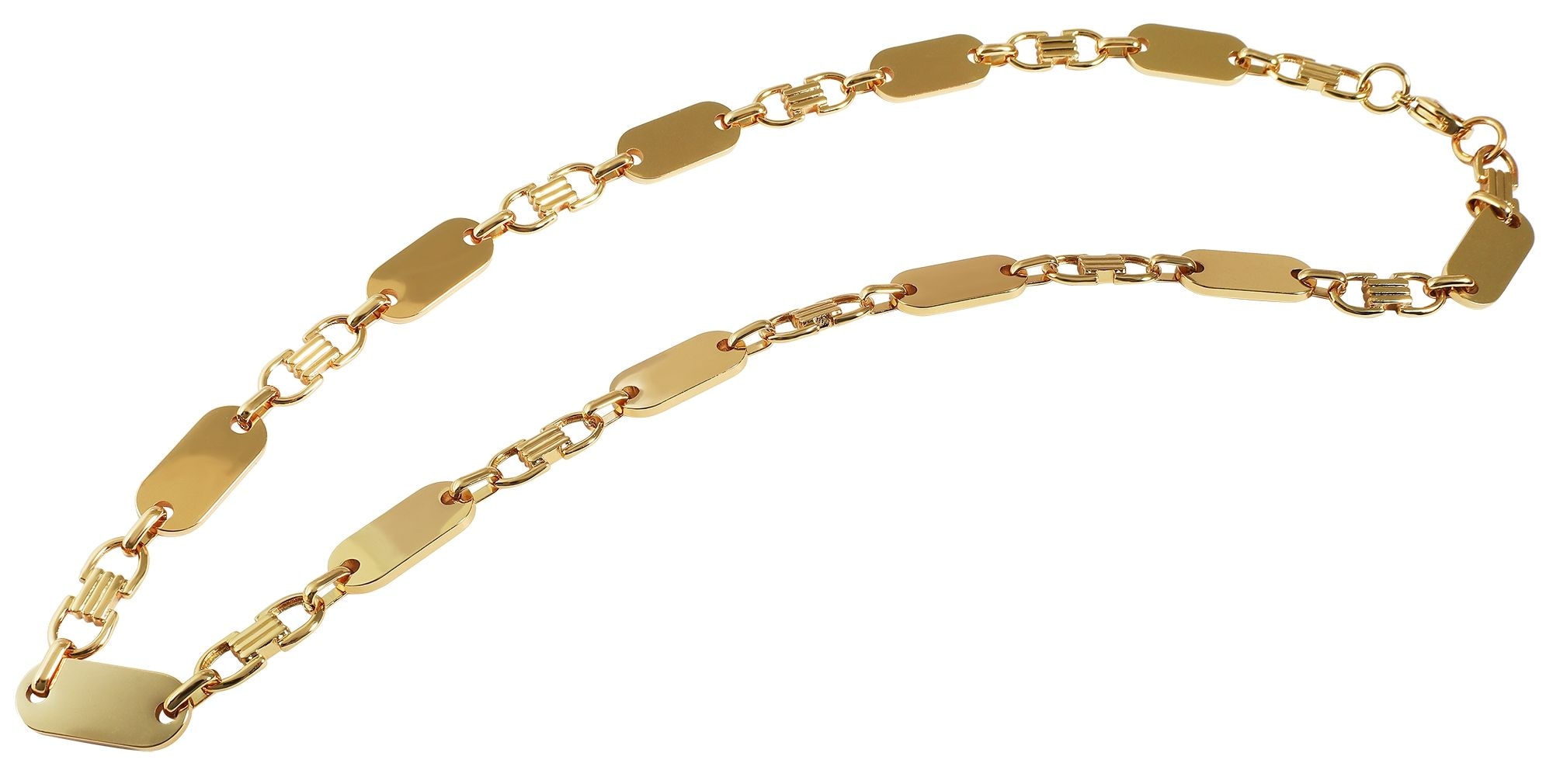 Adelia´s Kette ohne Anhänger »Halskette – Plattenkette aus Edelstahl 60 cm« Perfekt zum Verschenken an besondere Menschen