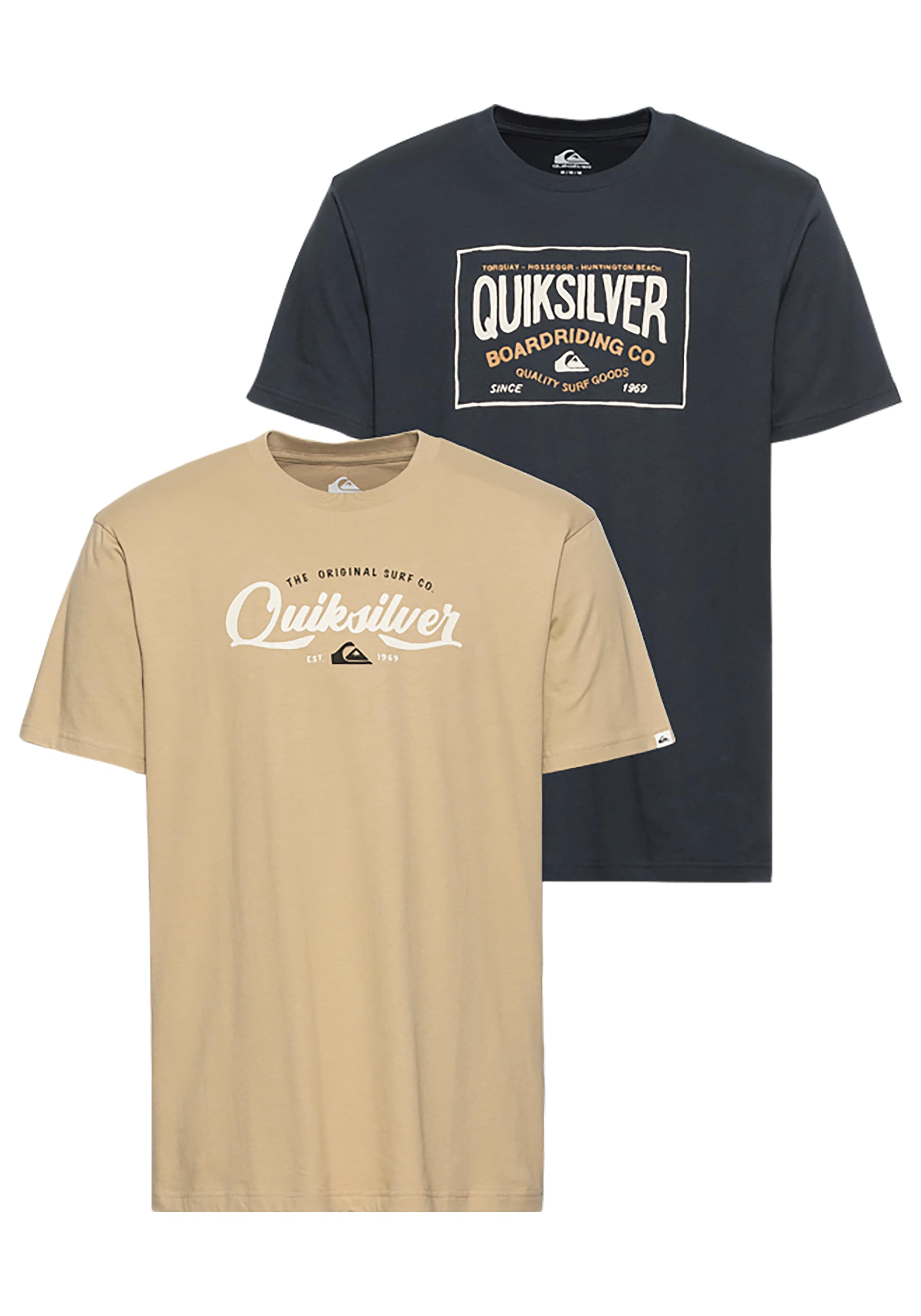 Quiksilver T-Shirt "CLOUD UNDER PACK SHORT SLEEVE TEE YM" Packung, 2, 2 Stk günstig online kaufen
