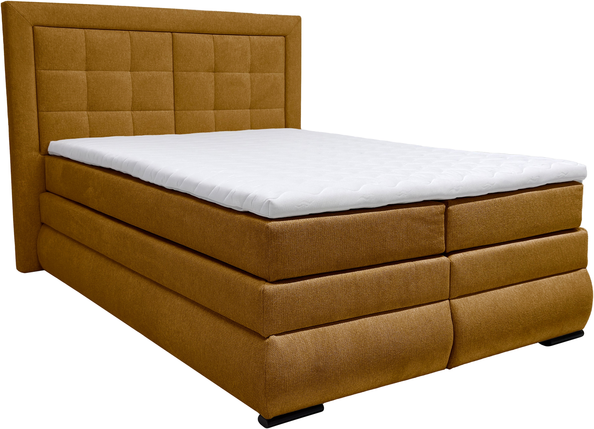 OTTO home "MIVVA mit Bettkasten, mit Taschenfederkernmatratze H3, H3/H4 mix, H4" mit Kaltschaum- oder Visco-Topper (bei H4), Komfortliegehöhe 67cm