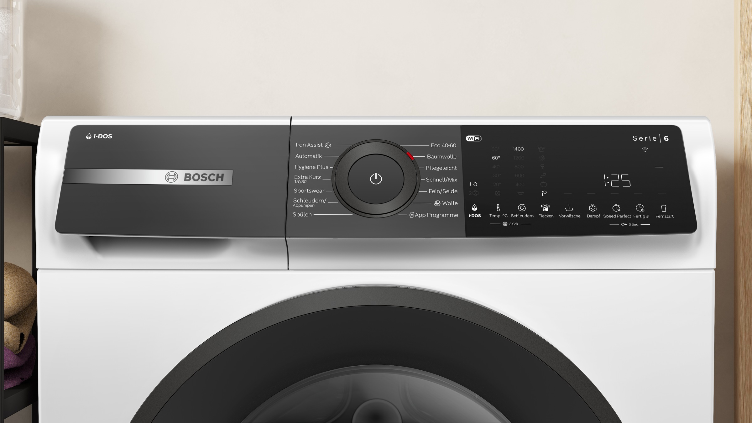 BOSCH Waschmaschine Serie 6 »WGH244A40« 9 kg 1300 U/min