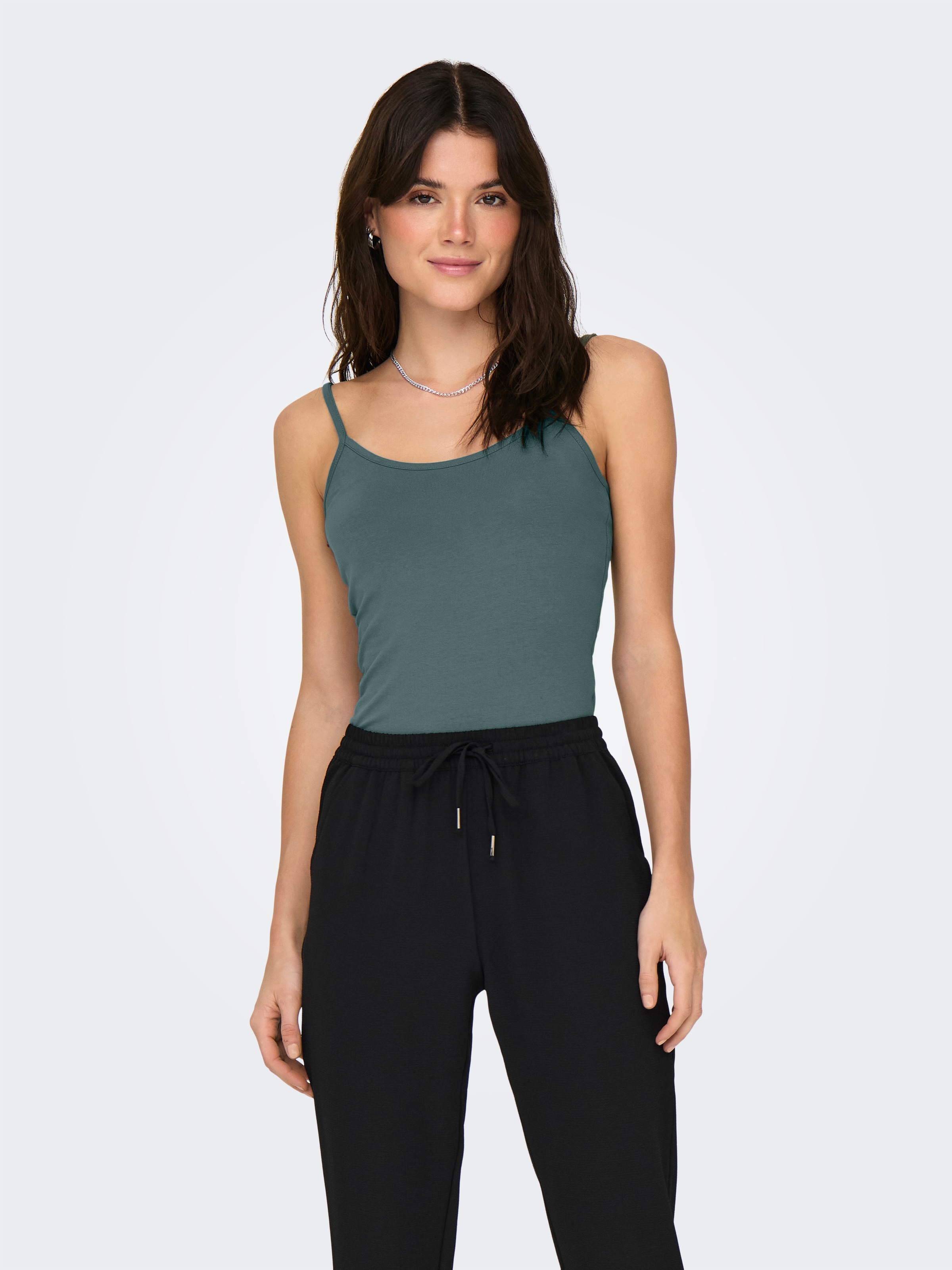 ONLY Spaghettitop "ONLLOVE – Spaghettitops im Doppelpack mit elastischem Tr günstig online kaufen