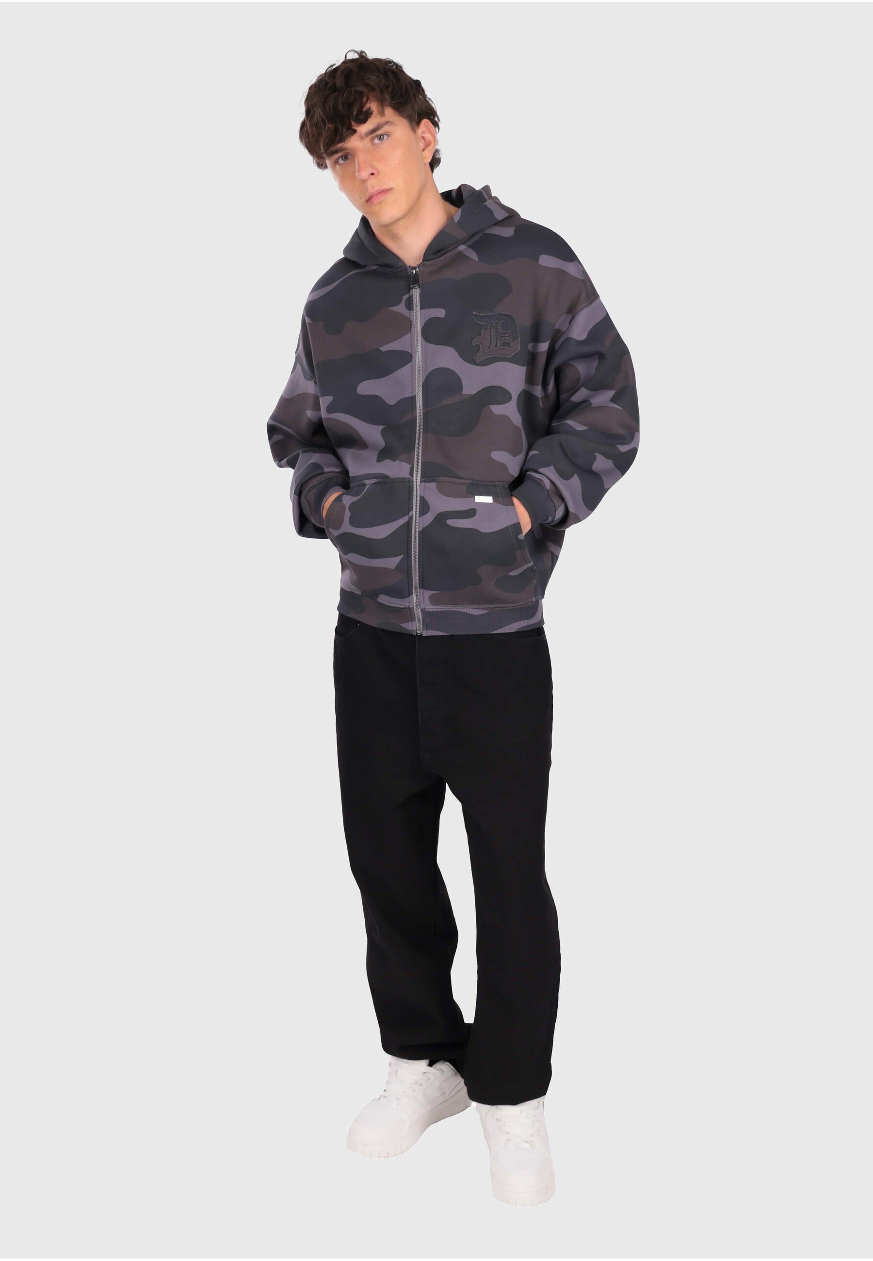 Dropsize Kapuzenpullover »Dropsize BOXY ZIPPER« 1