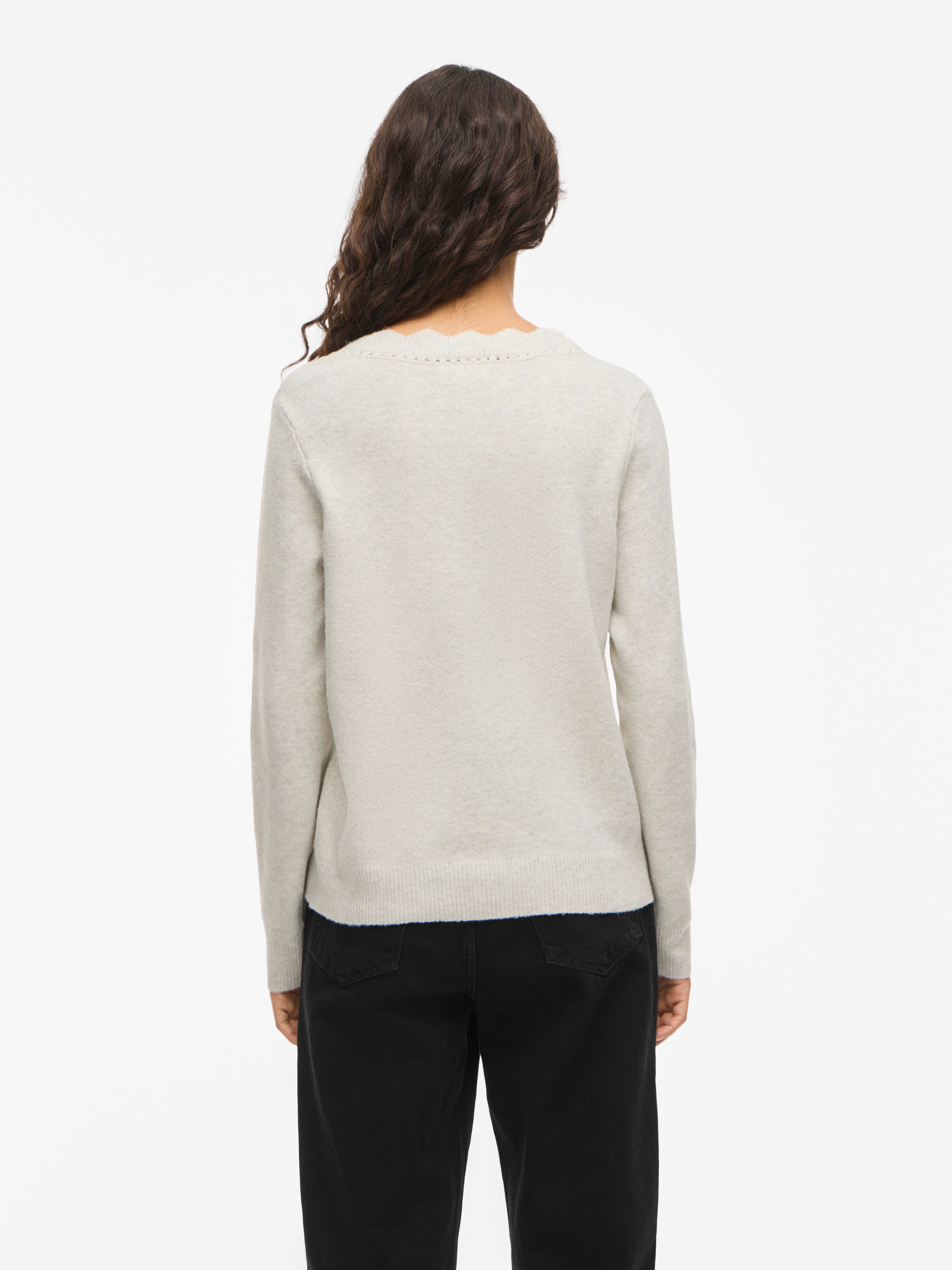 Vila V-Ausschnitt-Pullover »VINIKOLINA V-NECK L/S KNIT TOP - NOOS«