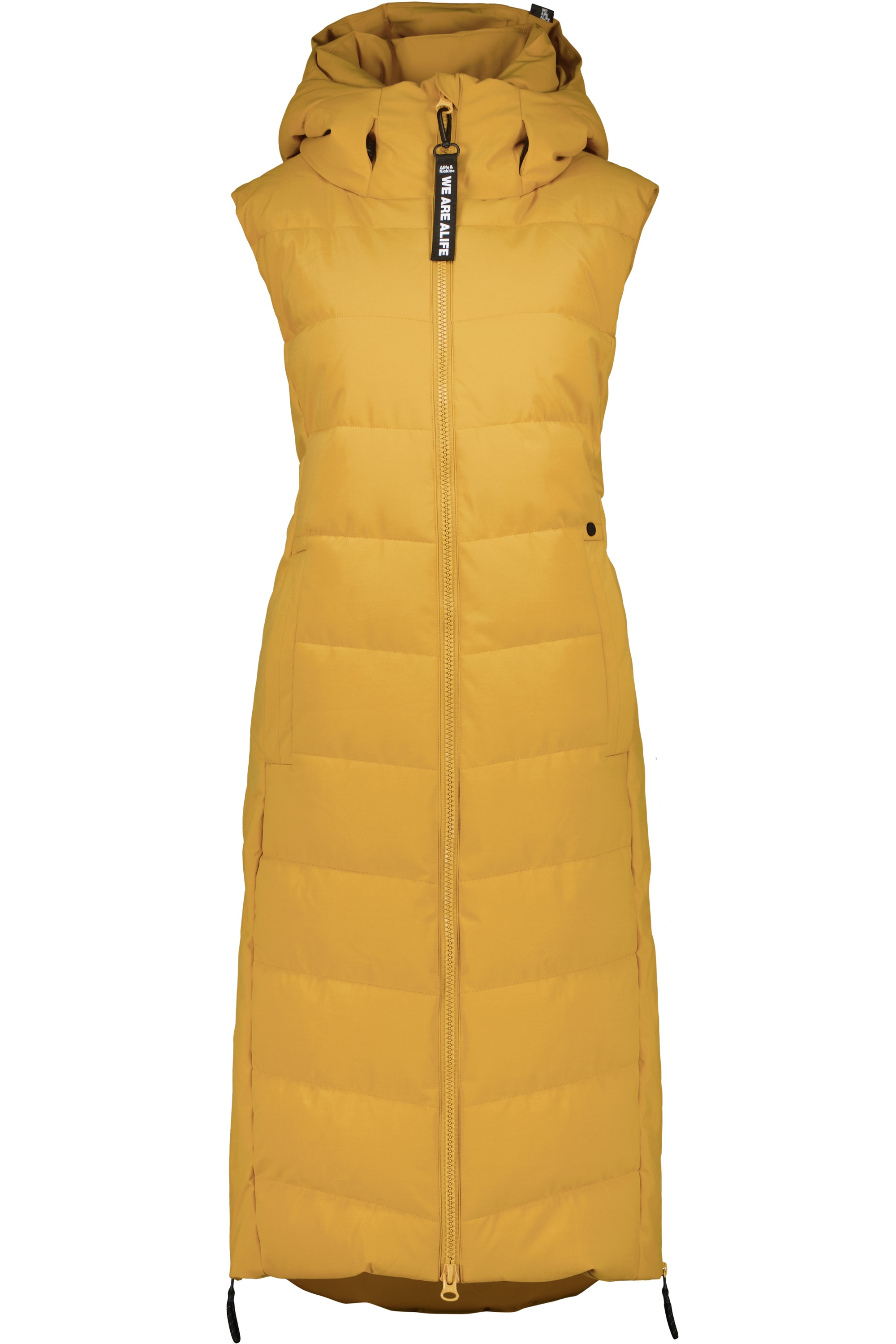 Alife & Kickin Steppjacke »Damen NellyAK A«, mit Kapuze, Mantel & Weste in einem, mit abnehmbaren Ärmeln in schmaler Passform