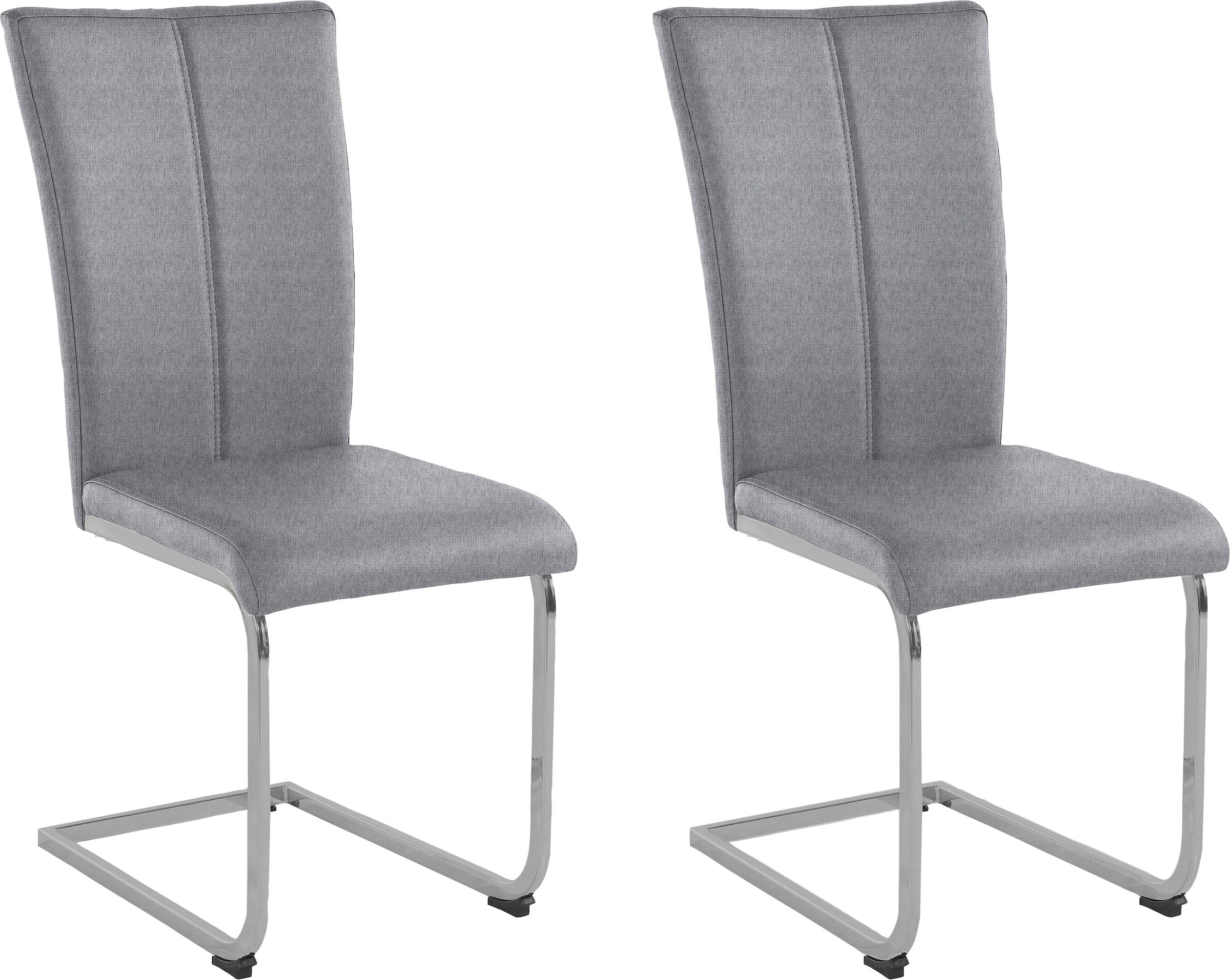 Home affaire Freischwinger "Nils" (Set) 2 Stk. Struktur grob  Strukturstoff günstig online kaufen