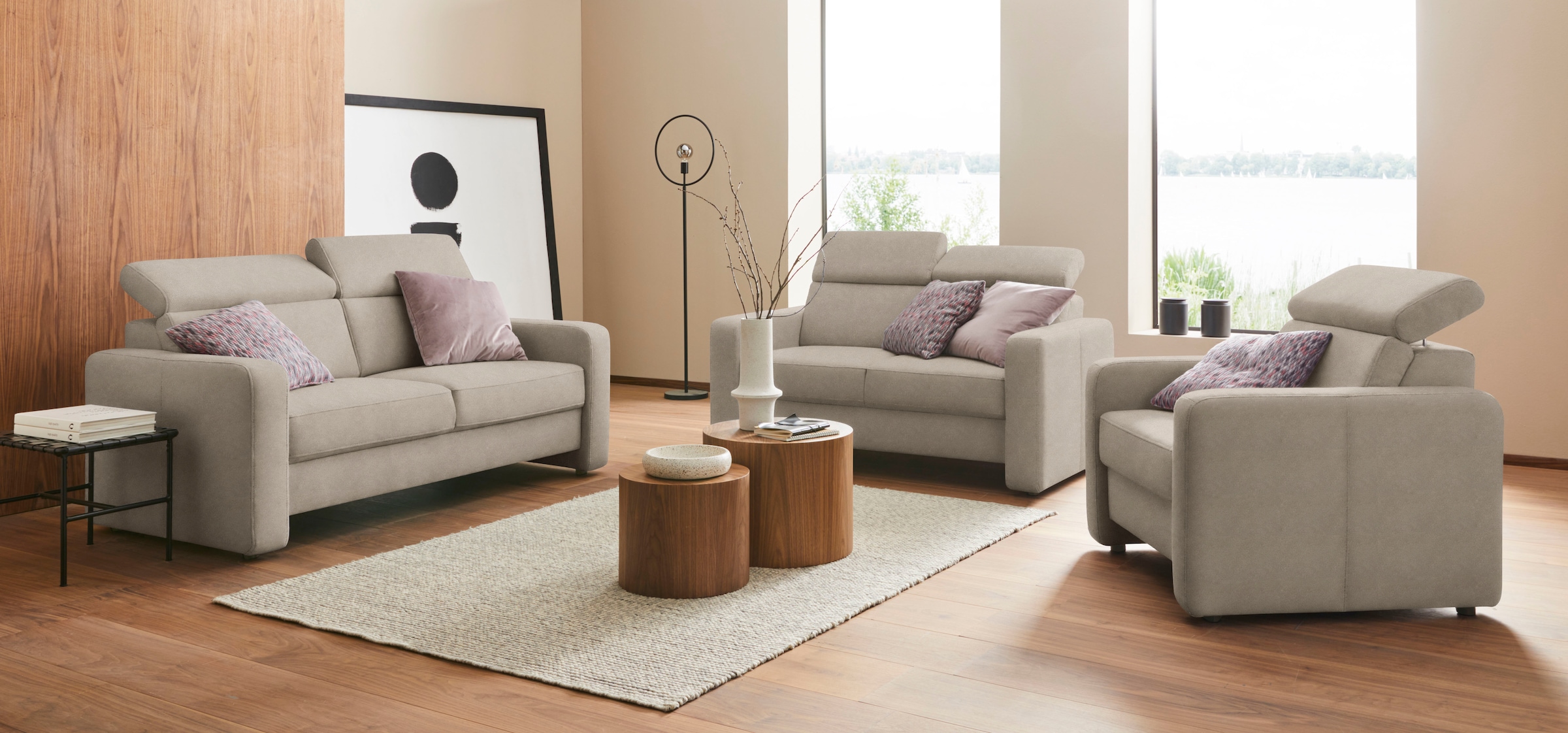 sit&more Sessel »Bologna«, mit Federkern, inklusive Kopfteilverstellung