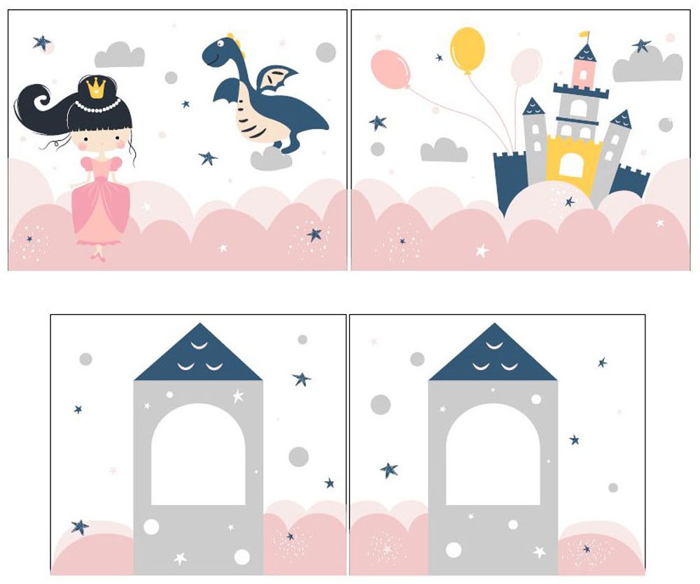 Vipack Spielbett »Forrest, Absturzschutz mit Sprossen-Optik, Pfostenstärken ca. 50x50mm« Buche natur lackiert, stabil und hochwertig gebaut, inkl. Lattenrost,  90/200 cm, inkl. Vorhang-Set 3-tlg., Spielbereich unter dem Bett