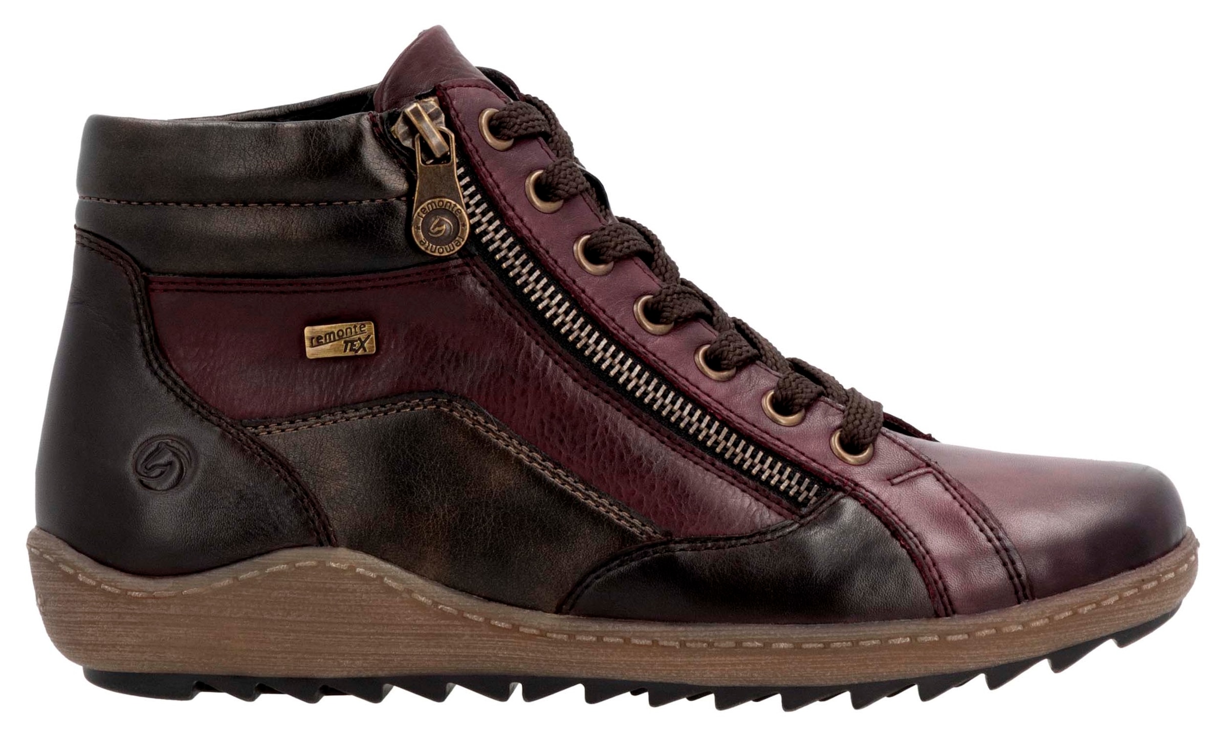 Remonte Schnürboots, Flats, Komfortschuh, Schnürstiefelette mit TEX-Membran