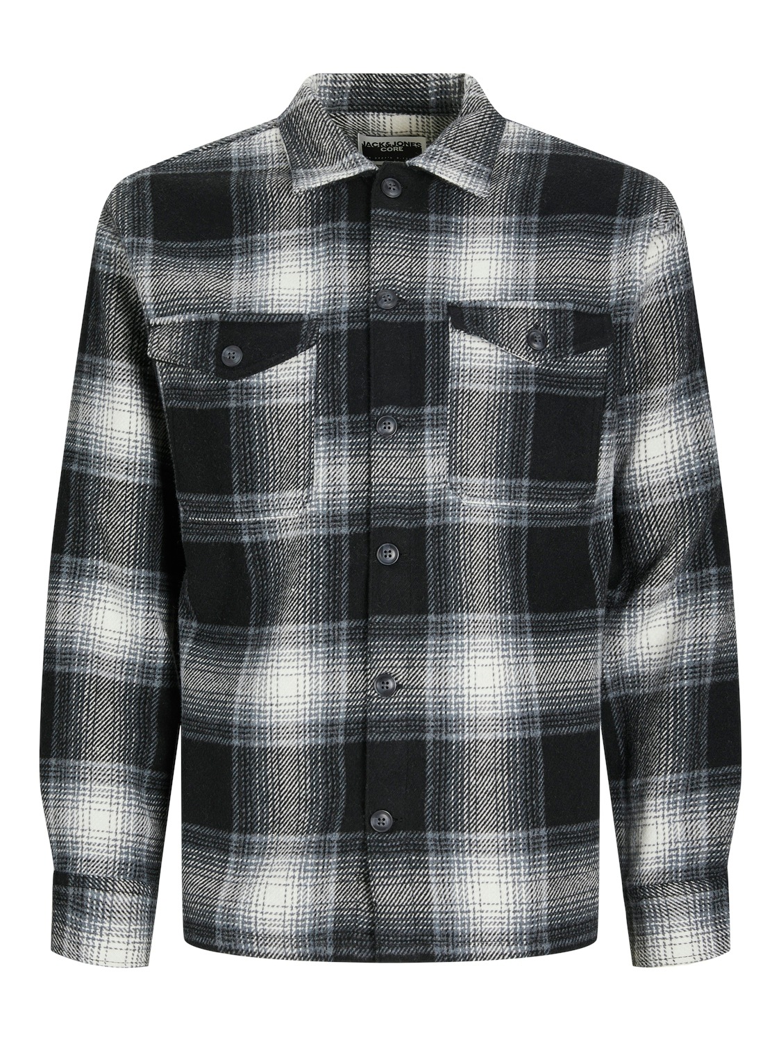 Jack & Jones Langarmhemd "JCOEDDIE CHECK WOOL BLEND OVERSHIRT LS", Overshir günstig online kaufen