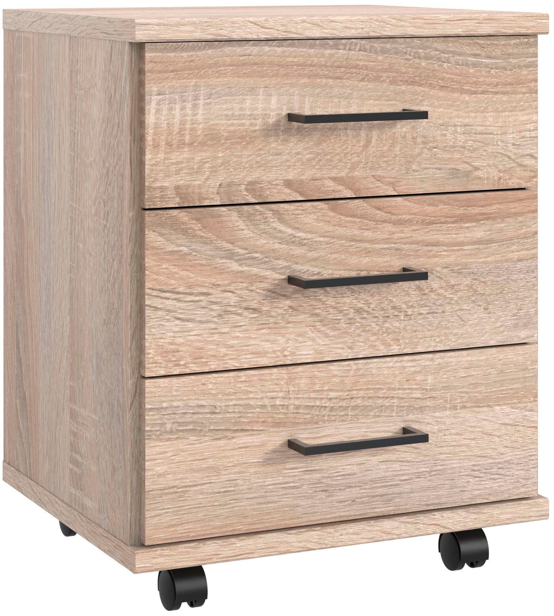 Schubladen, hoch BAUR | Desk«, mit Rollcontainer »Home 58cm Wimex breit, 46cm 3 bestellen