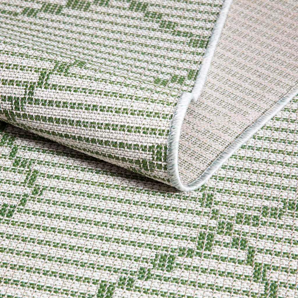 Carpet City Outdoorteppich »PALM3526«, rund, 5 mm Höhe, Wetterfest & UV-beständig, für Balkon, Terrasse, Küche, flach gewebt