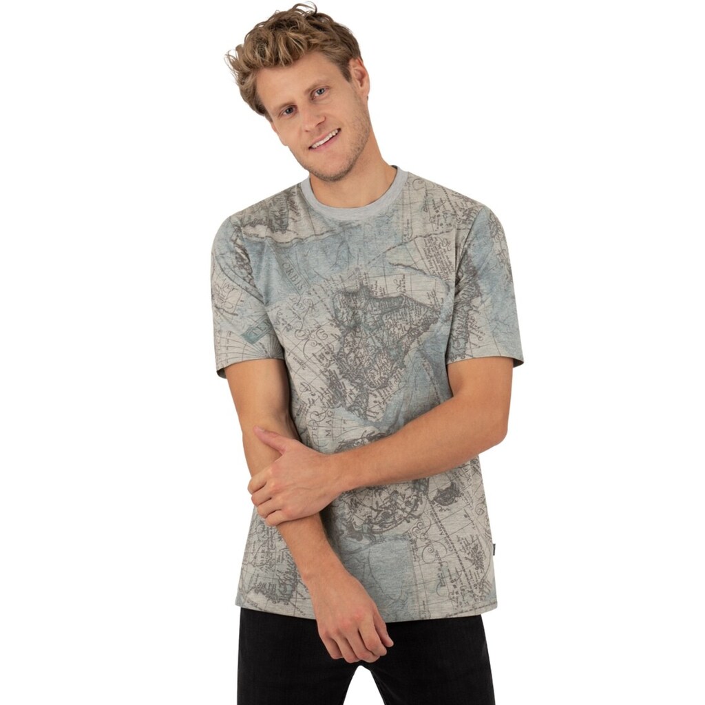 Trigema T-Shirt »TRIGEMA T-Shirt mit modischem Allover-Print« Trigema T-Shirt »TRIGEMA T-Shirt mit modischem Allover-Print«